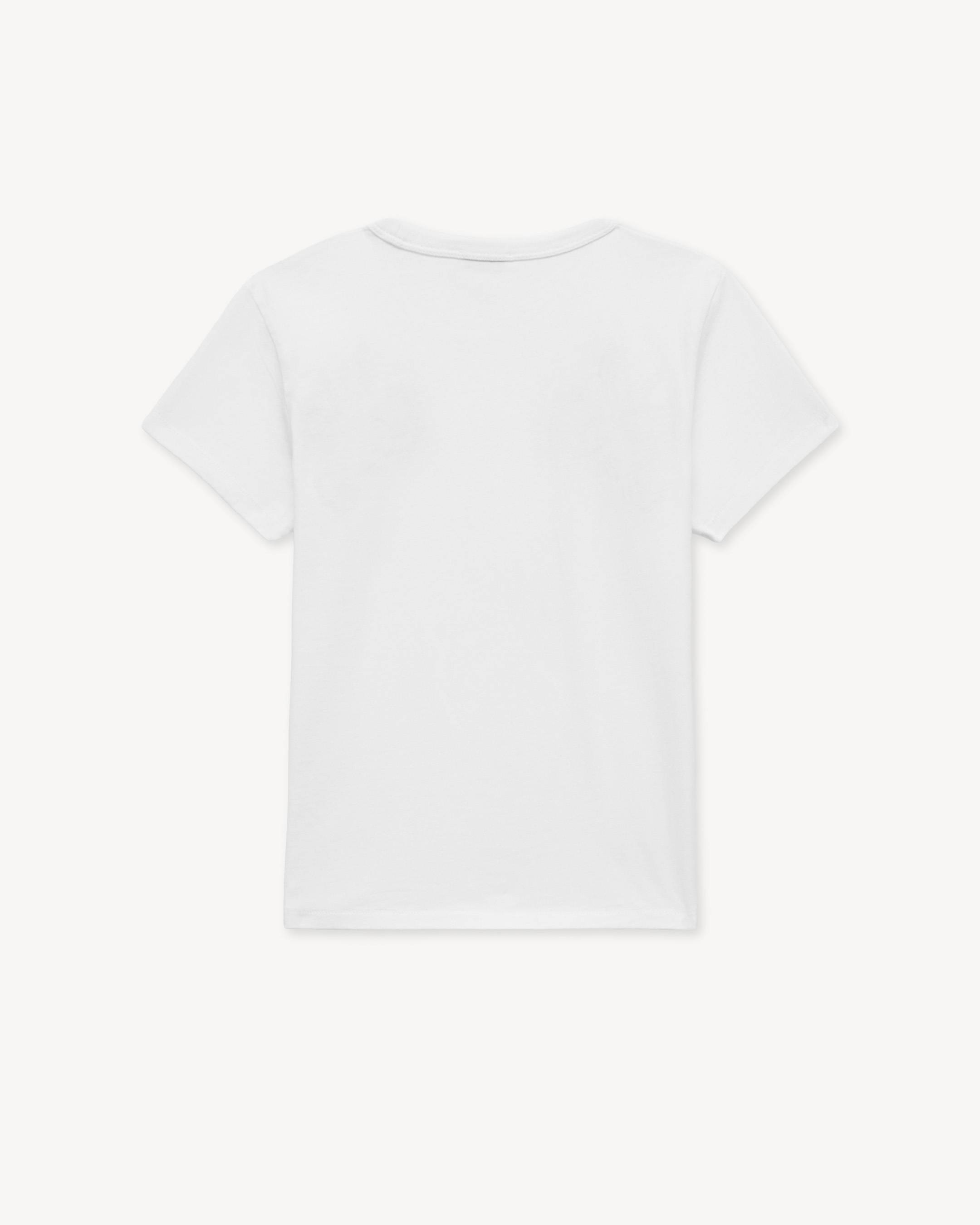 T-Shirt mit &bdquo;KENZO Wildflower&ldquo;-Stickerei in schmaler Passform aus Baumwolle
