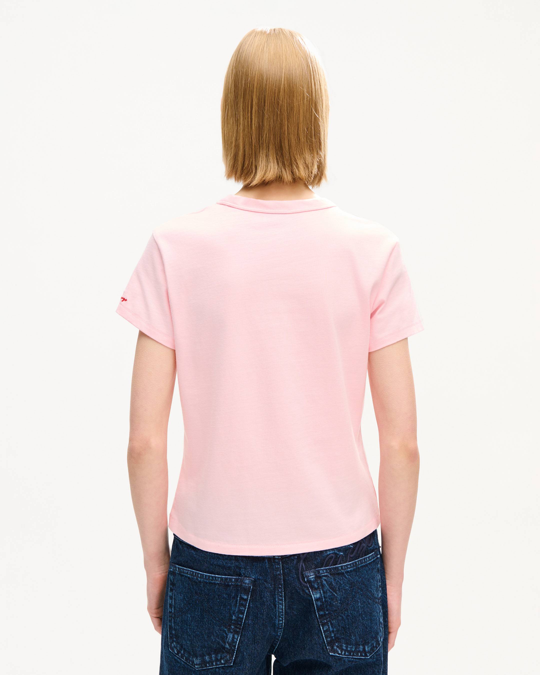 KENZO Paris Emblem' embroidered small fit T-shirt in cotton