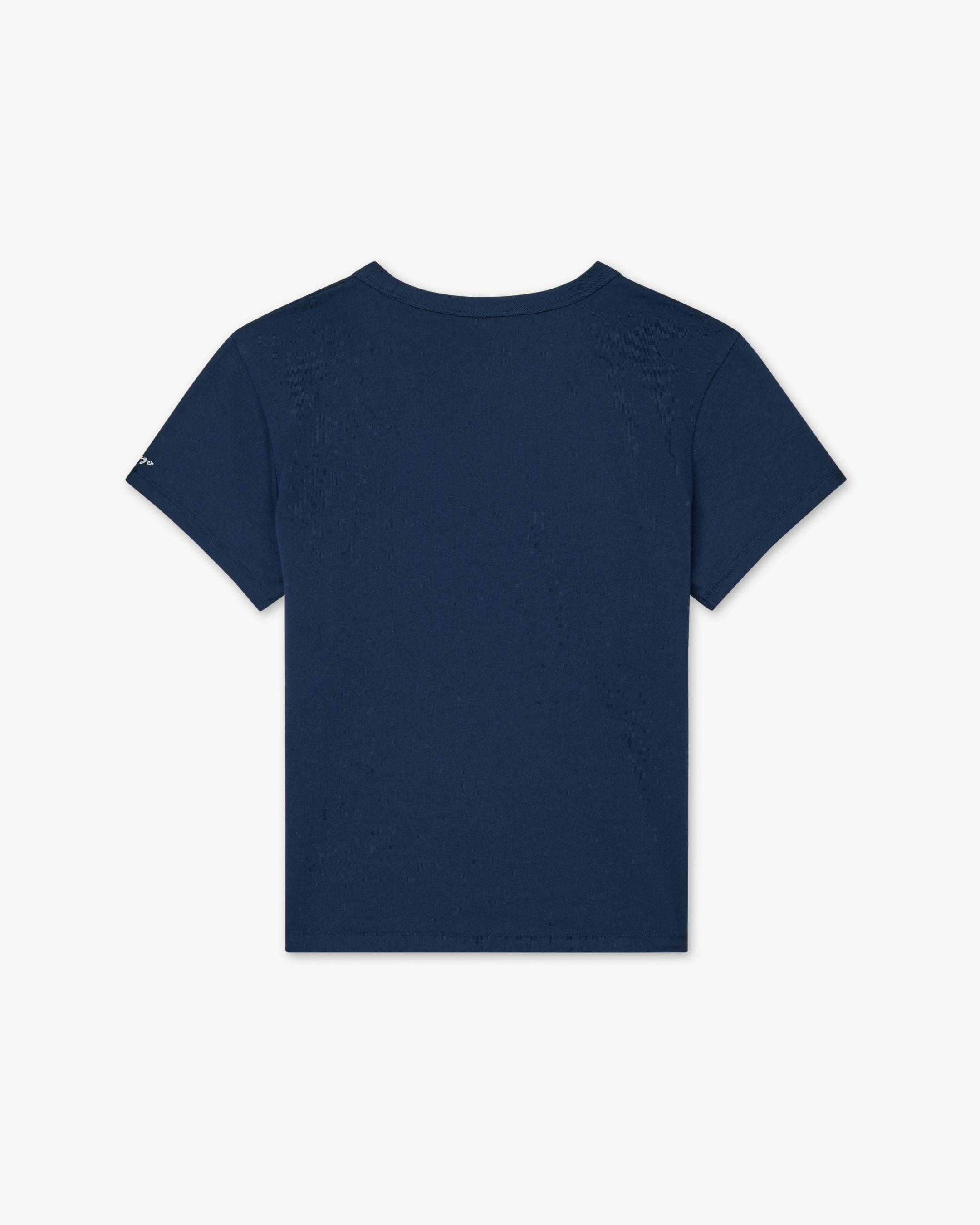 'KENZO Paris Emblem' embroidered small fit T-shirt in cotton