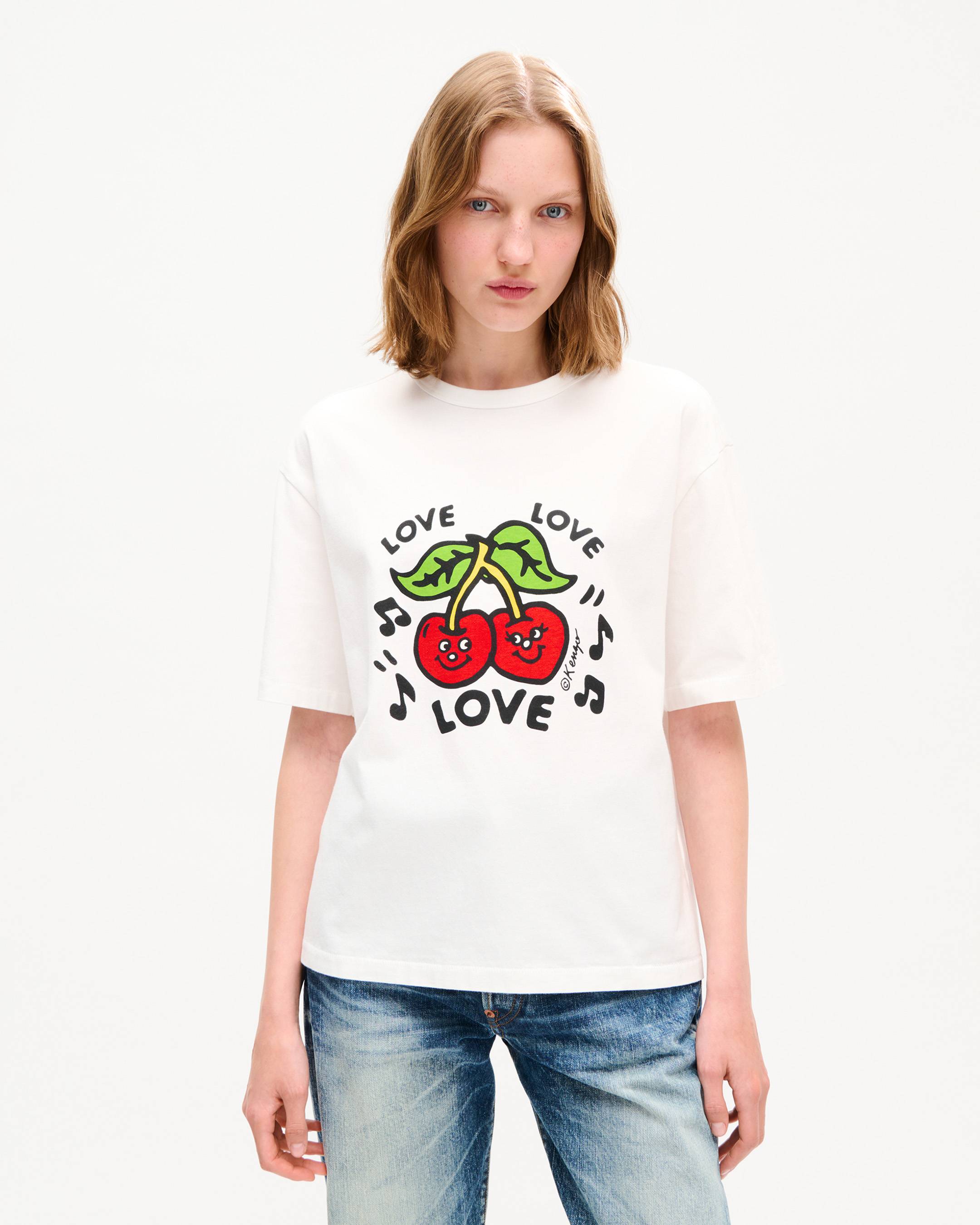 T-shirt loose 'KENZO Loves' en coton