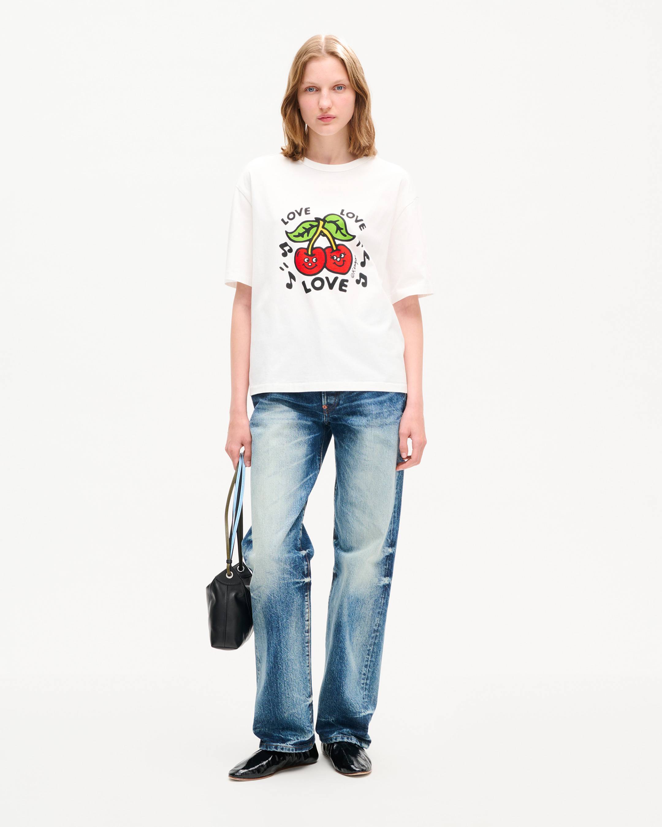 T-shirt loose 'KENZO Loves' en coton