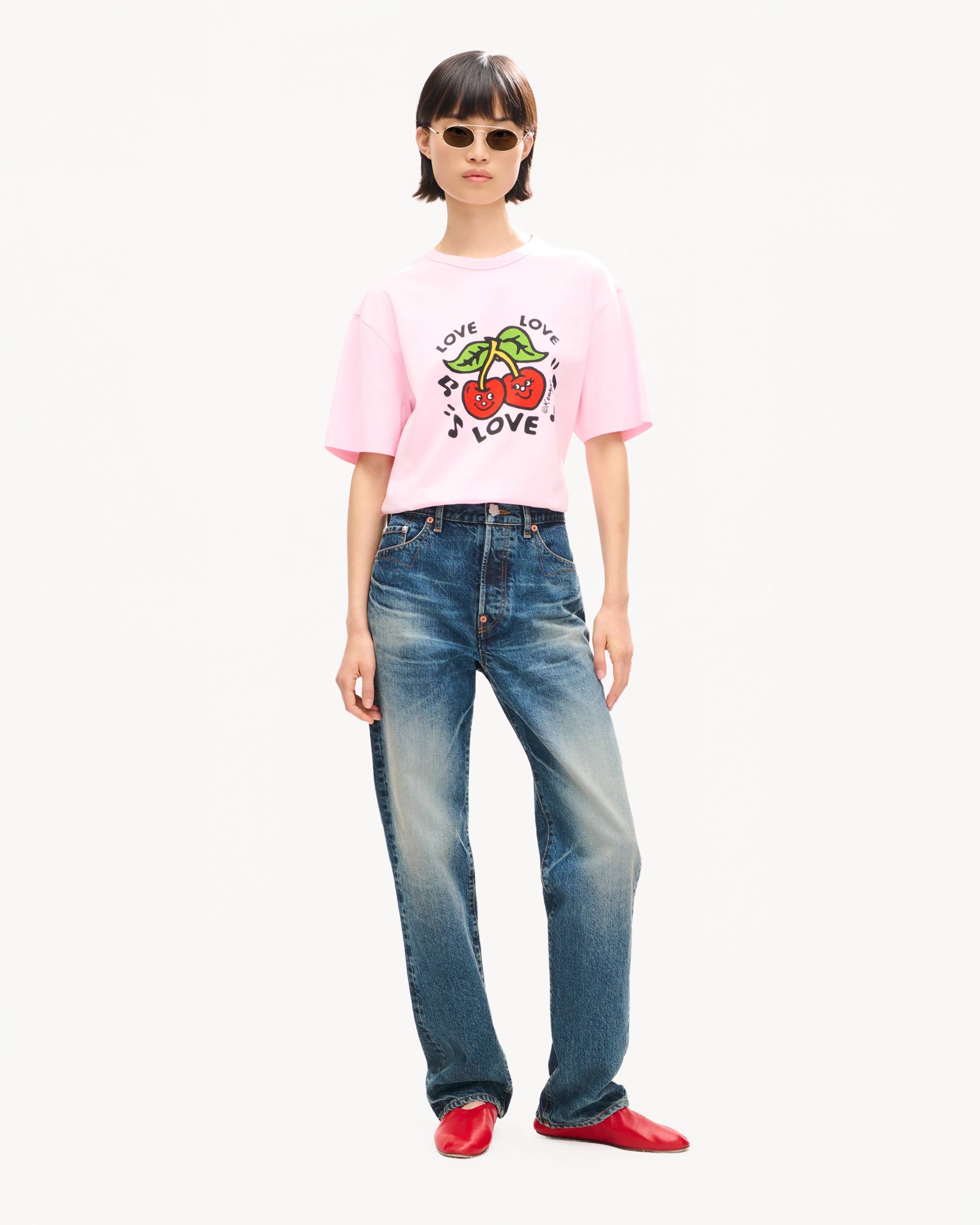 T-shirt loose 'KENZO Loves' en coton