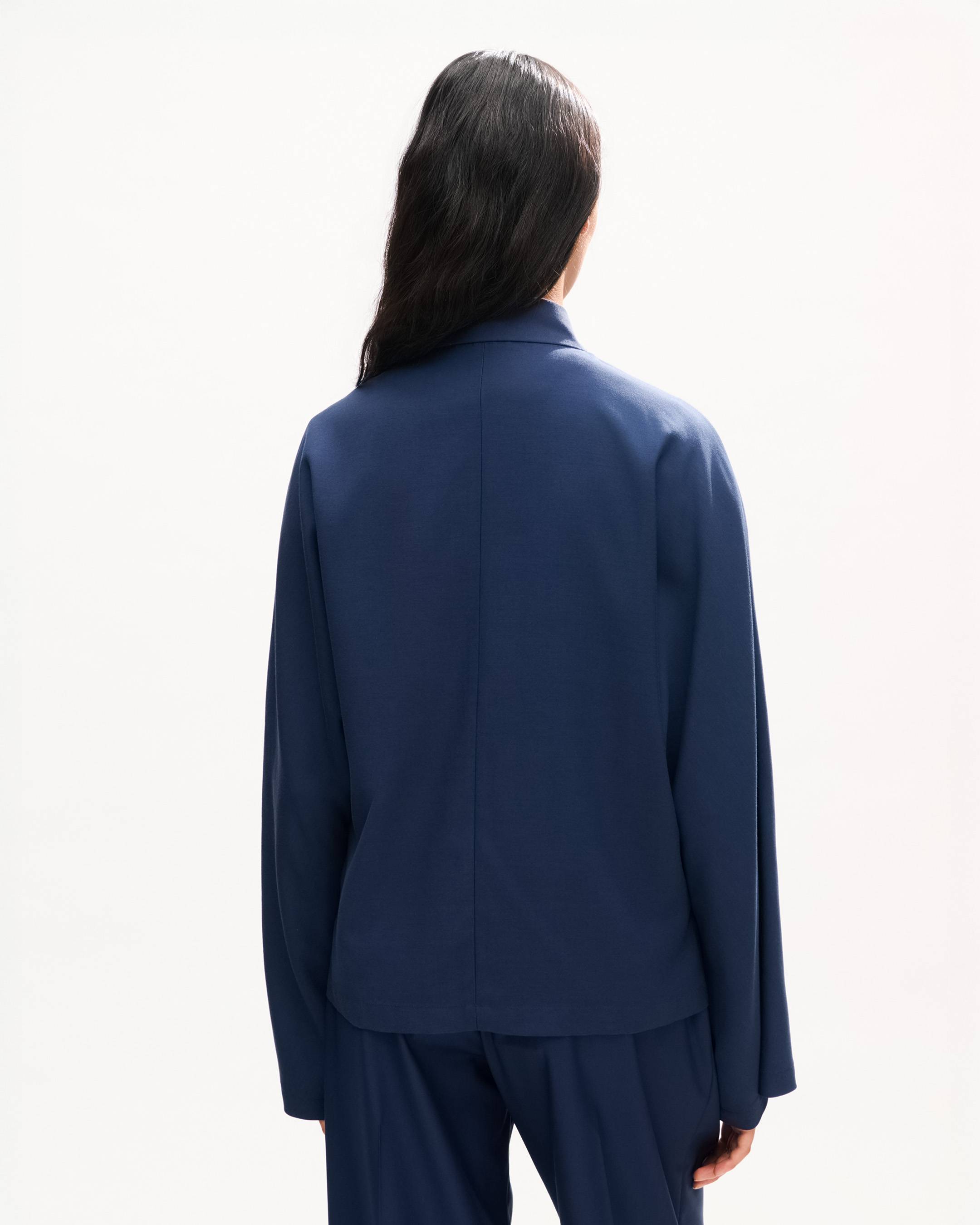 Light kimono jacket in virgin wool