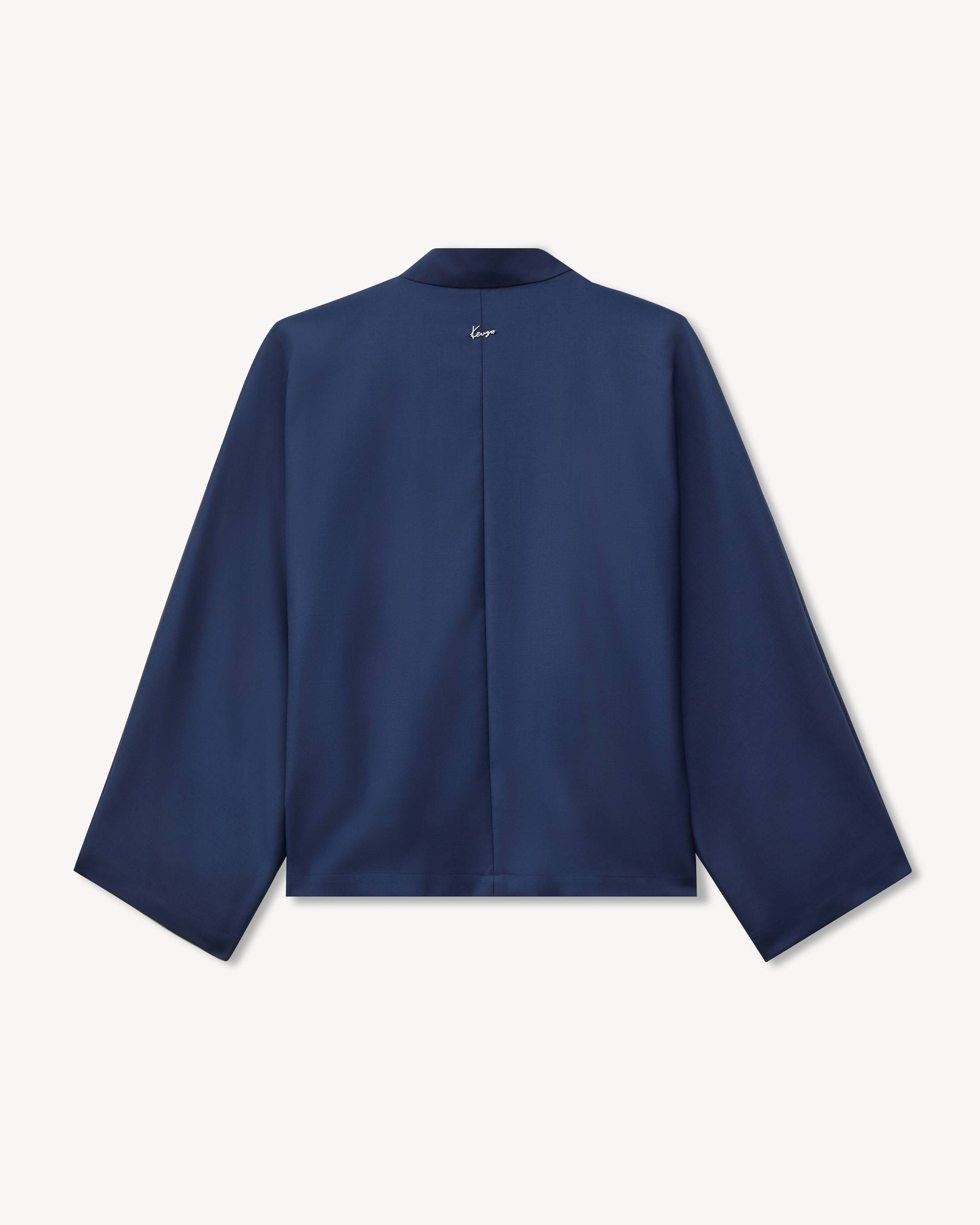 Light kimono jacket in virgin wool