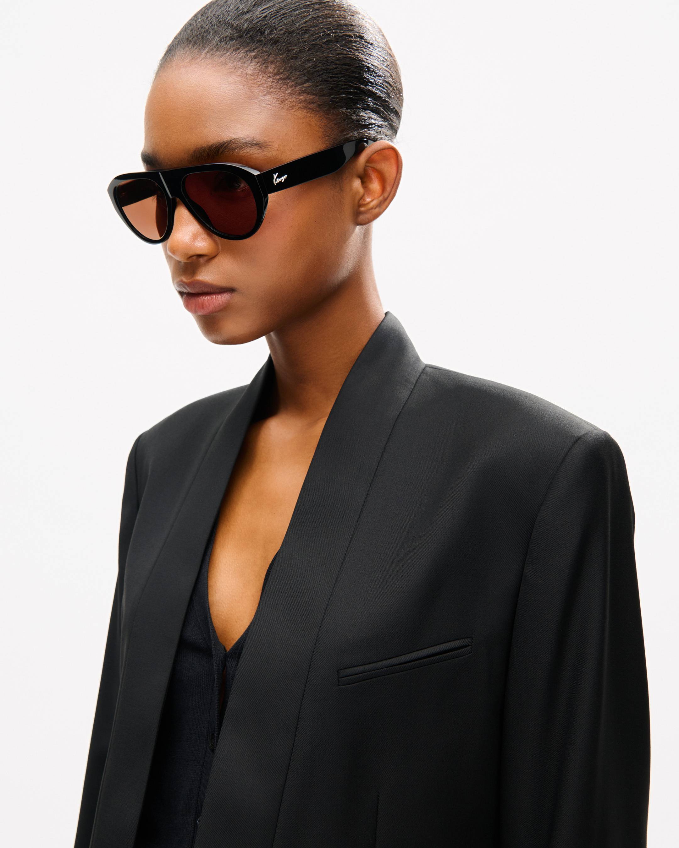 Kimono-Blazer aus Schurwolle