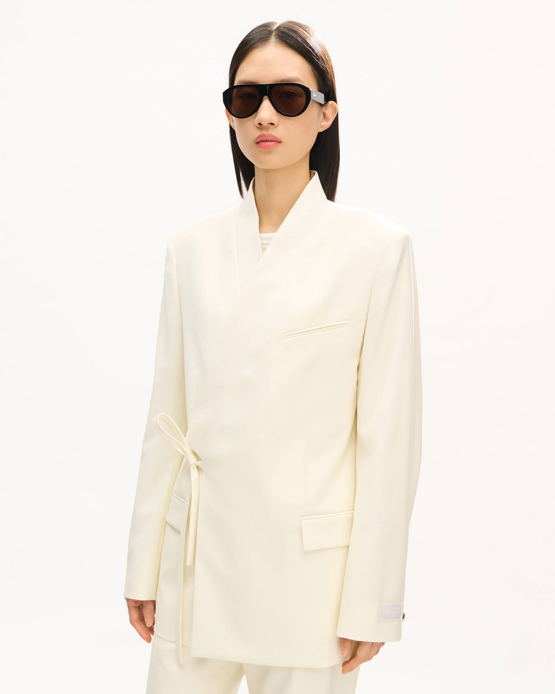 Kimono blazer in virgin wool