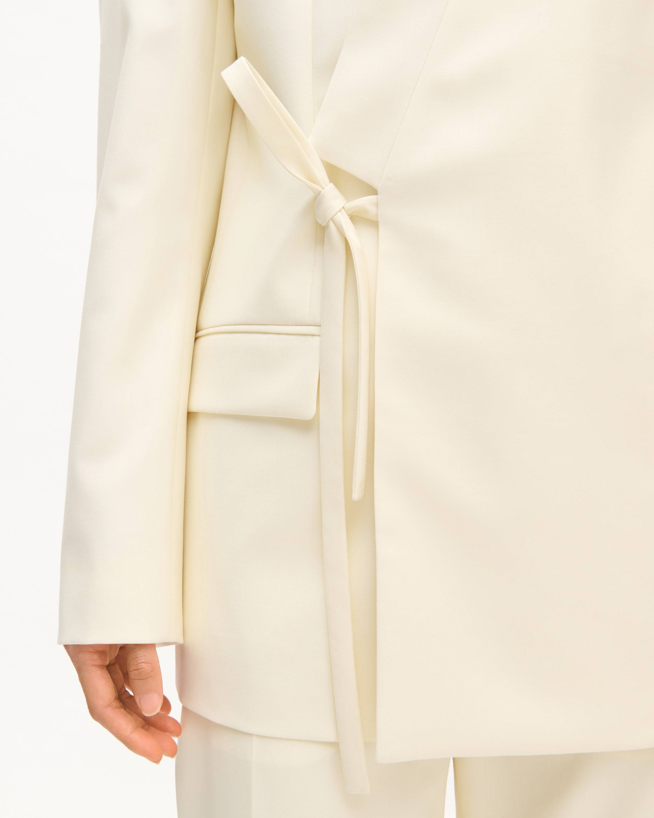 Kimono blazer in virgin wool