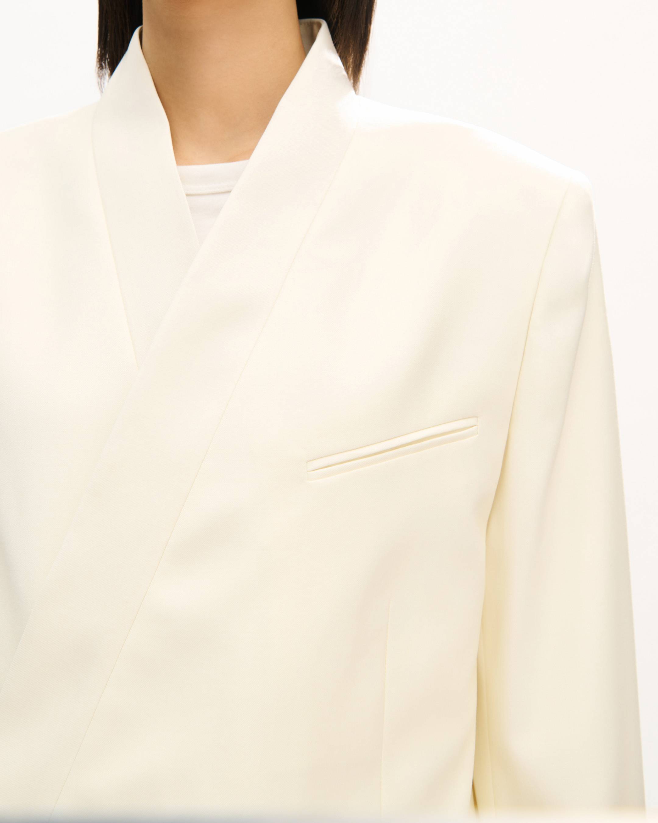 Kimono blazer in virgin wool