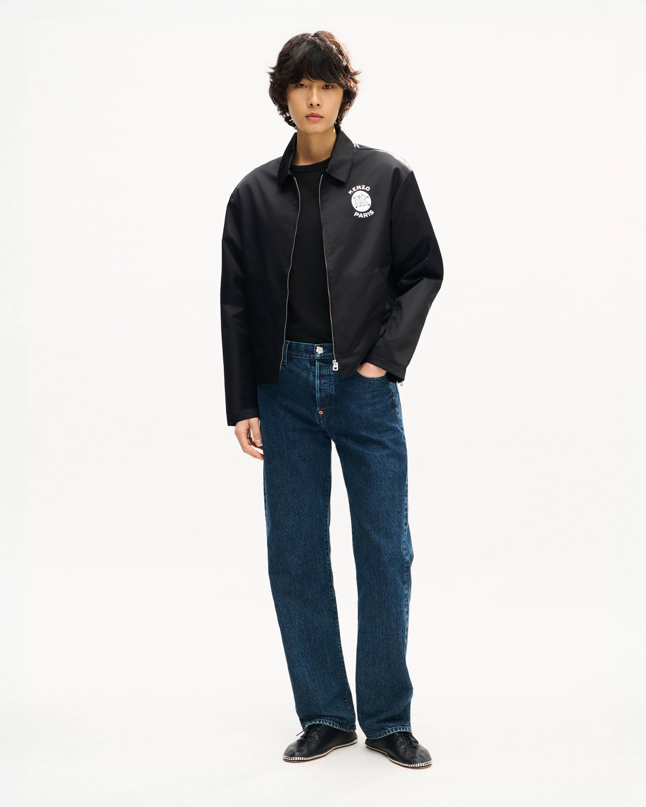 Veste zipp&eacute;e 'KENZO Paris Emblem' en nylon enduit