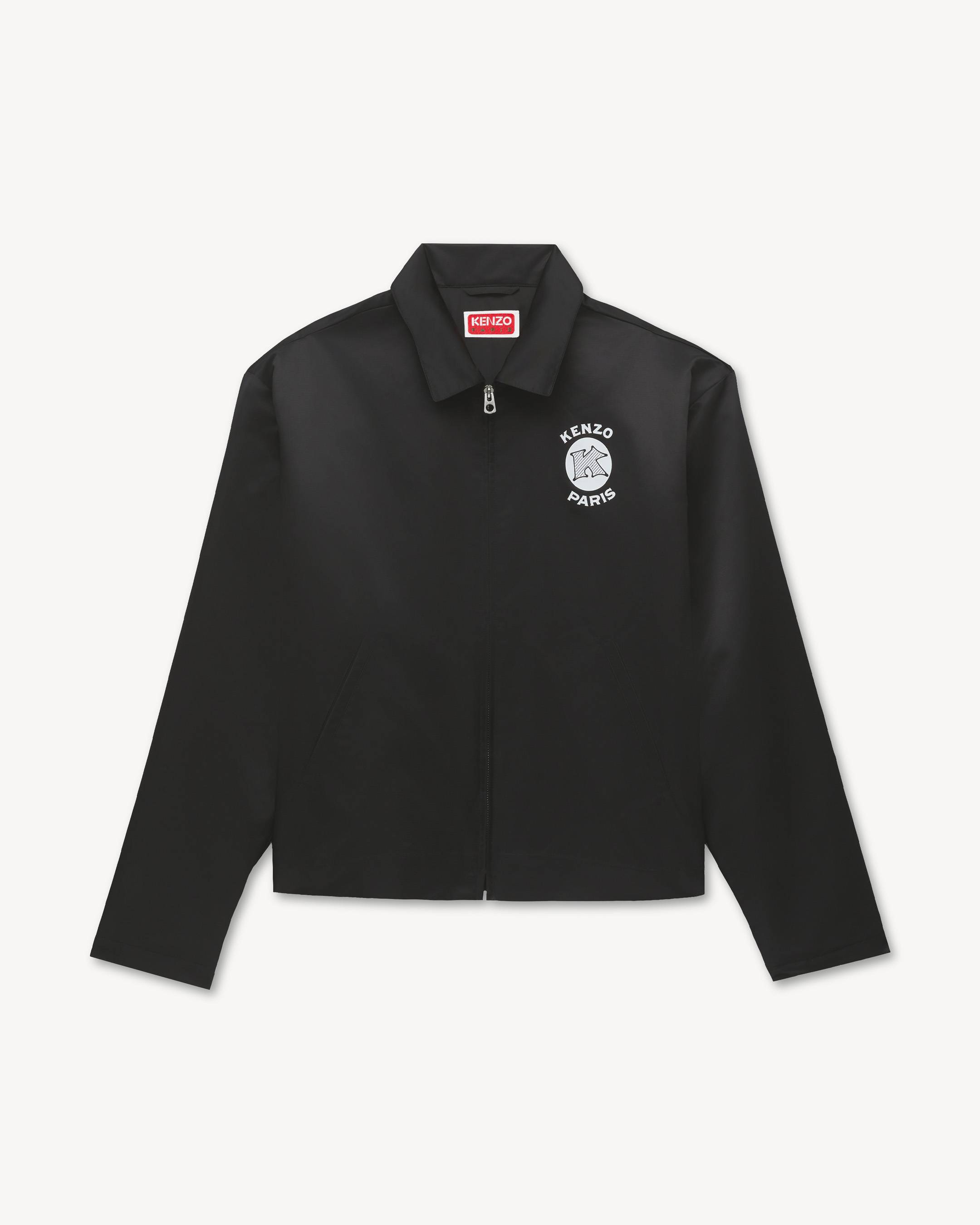 Veste zipp&eacute;e 'KENZO Paris Emblem' en nylon enduit