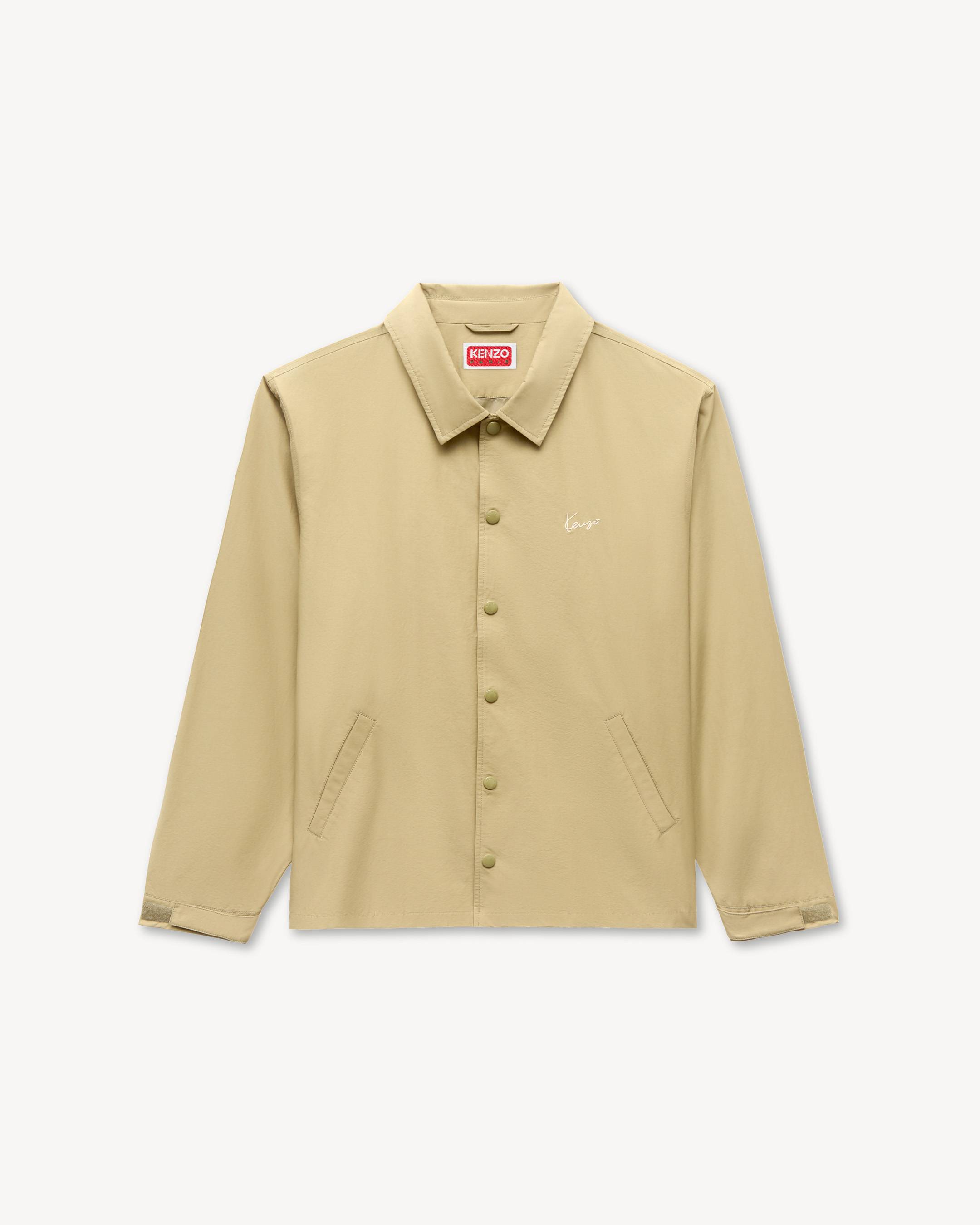 KENZO Signature' light coach jacket in cotton nylon | Men's | KENZO