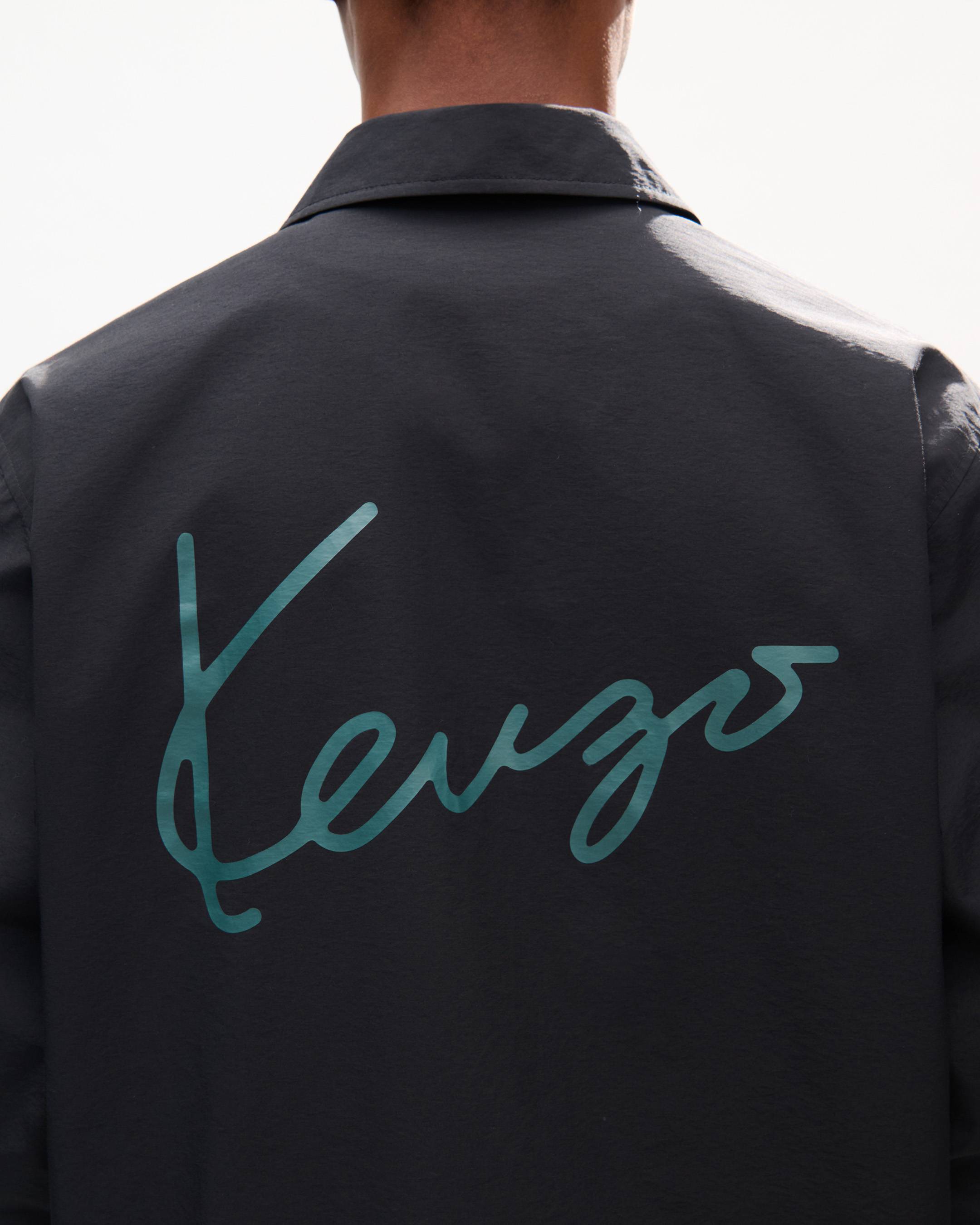 Veste coach l&eacute;g&egrave;re 'KENZO Signature' en coton nylon