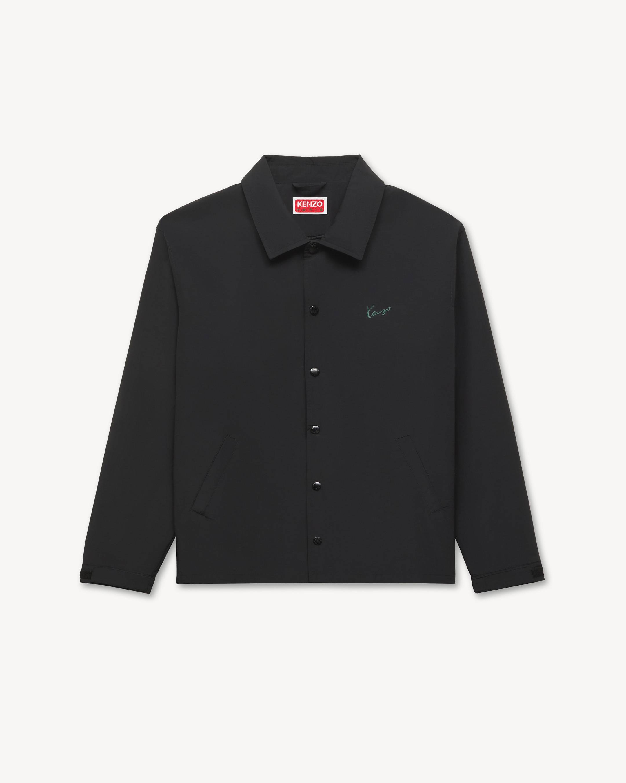 Veste coach l&eacute;g&egrave;re 'KENZO Signature' en coton nylon