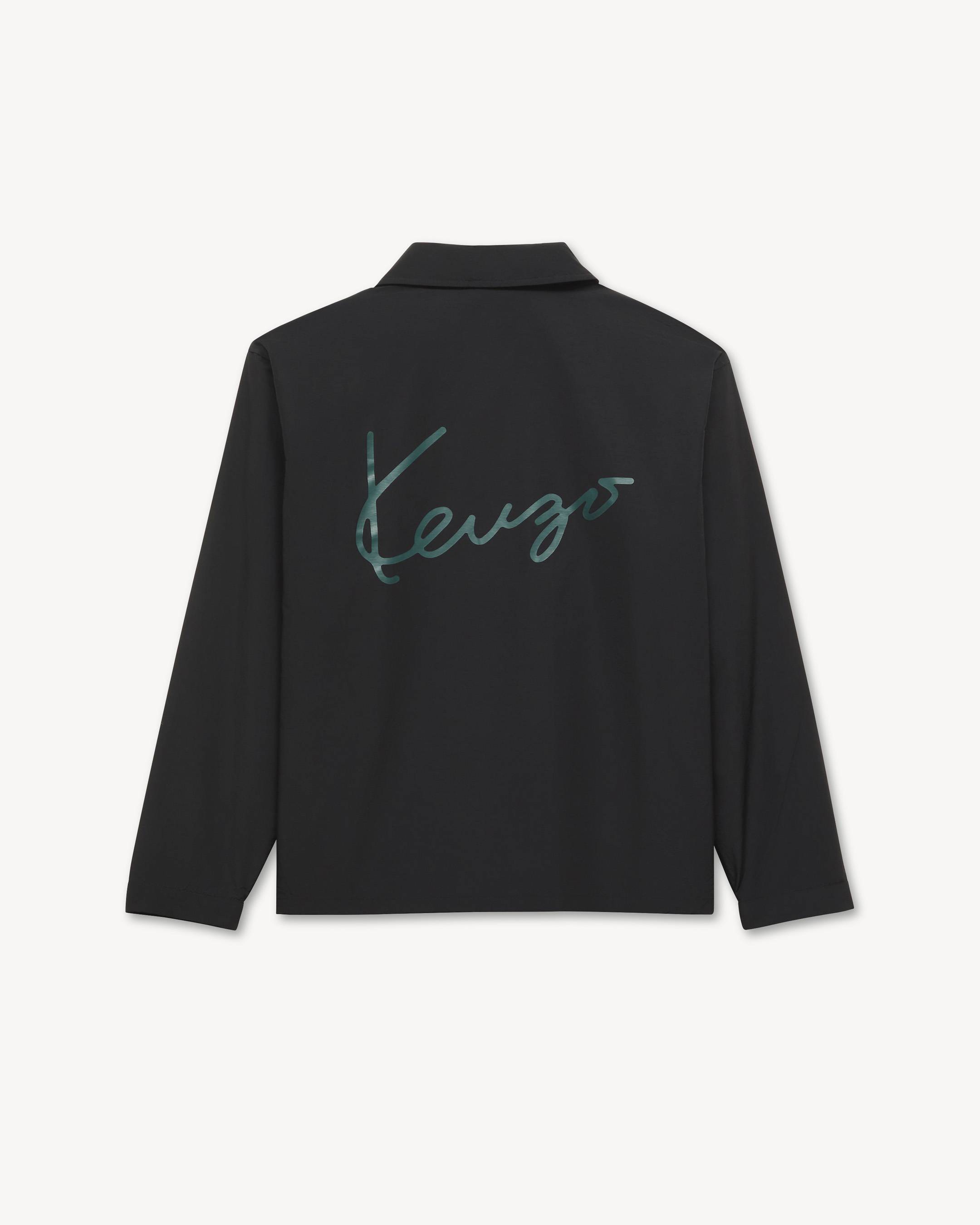 Veste coach l&eacute;g&egrave;re 'KENZO Signature' en coton nylon