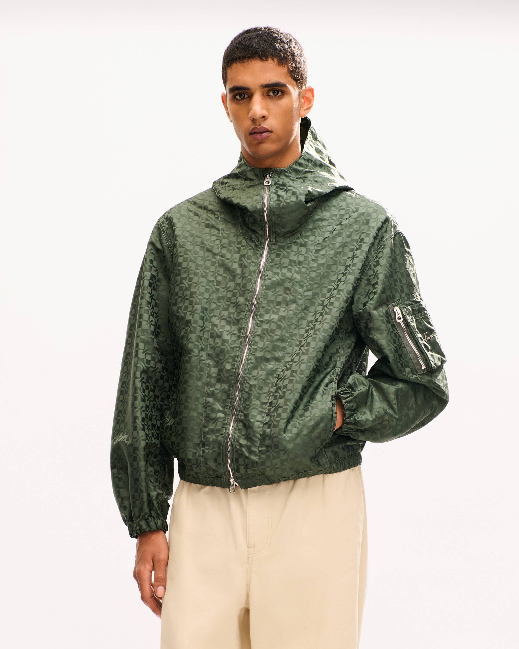 'Kenzogram' short windbeaker