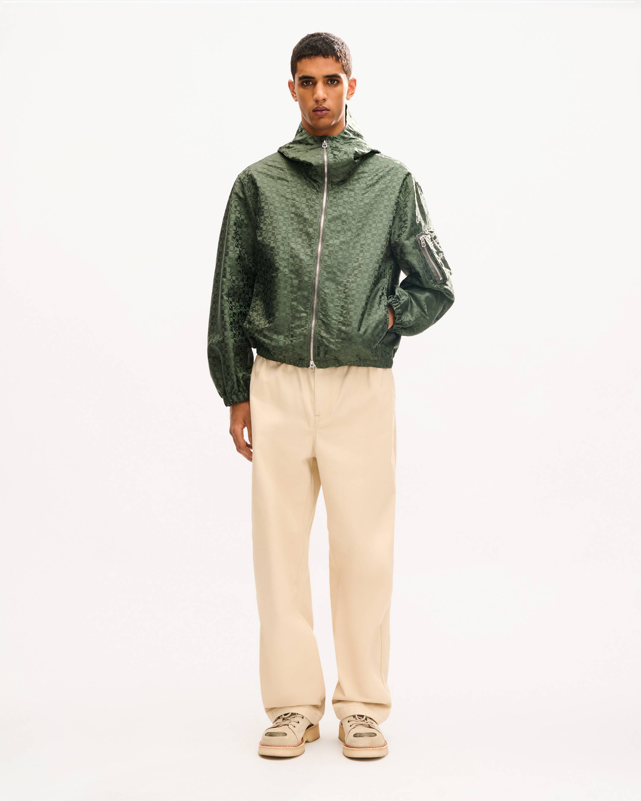 'Kenzogram' short windbeaker