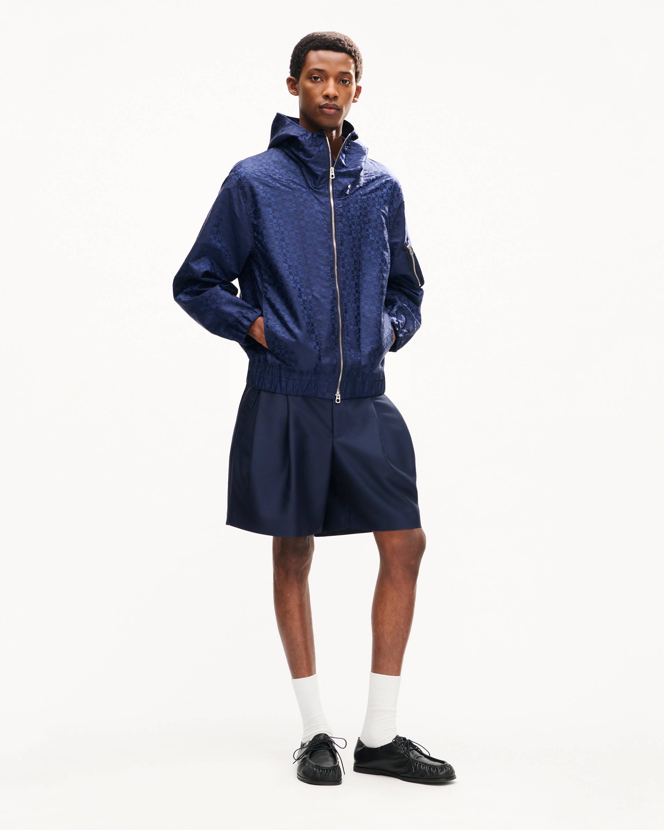 'Kenzogram' short windbeaker