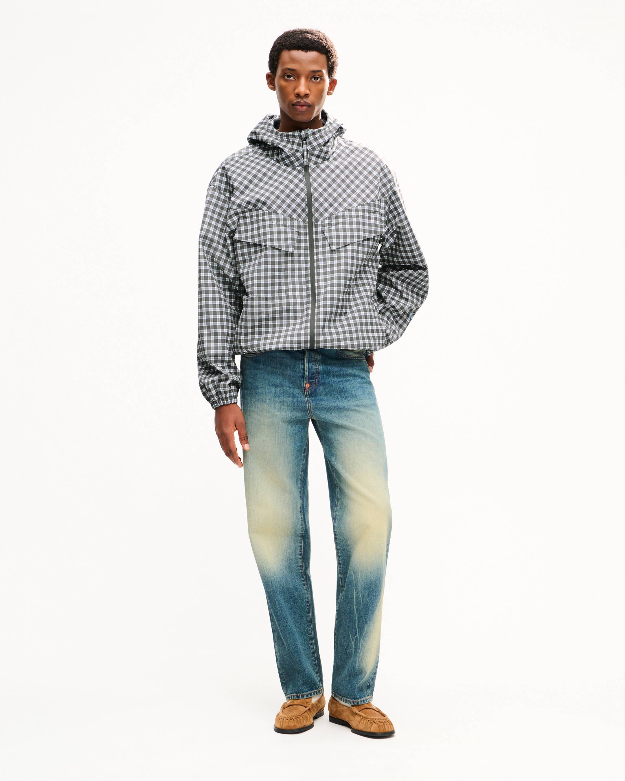 Cortavientos de poli&eacute;ster reciclado 'KENZO Checks'