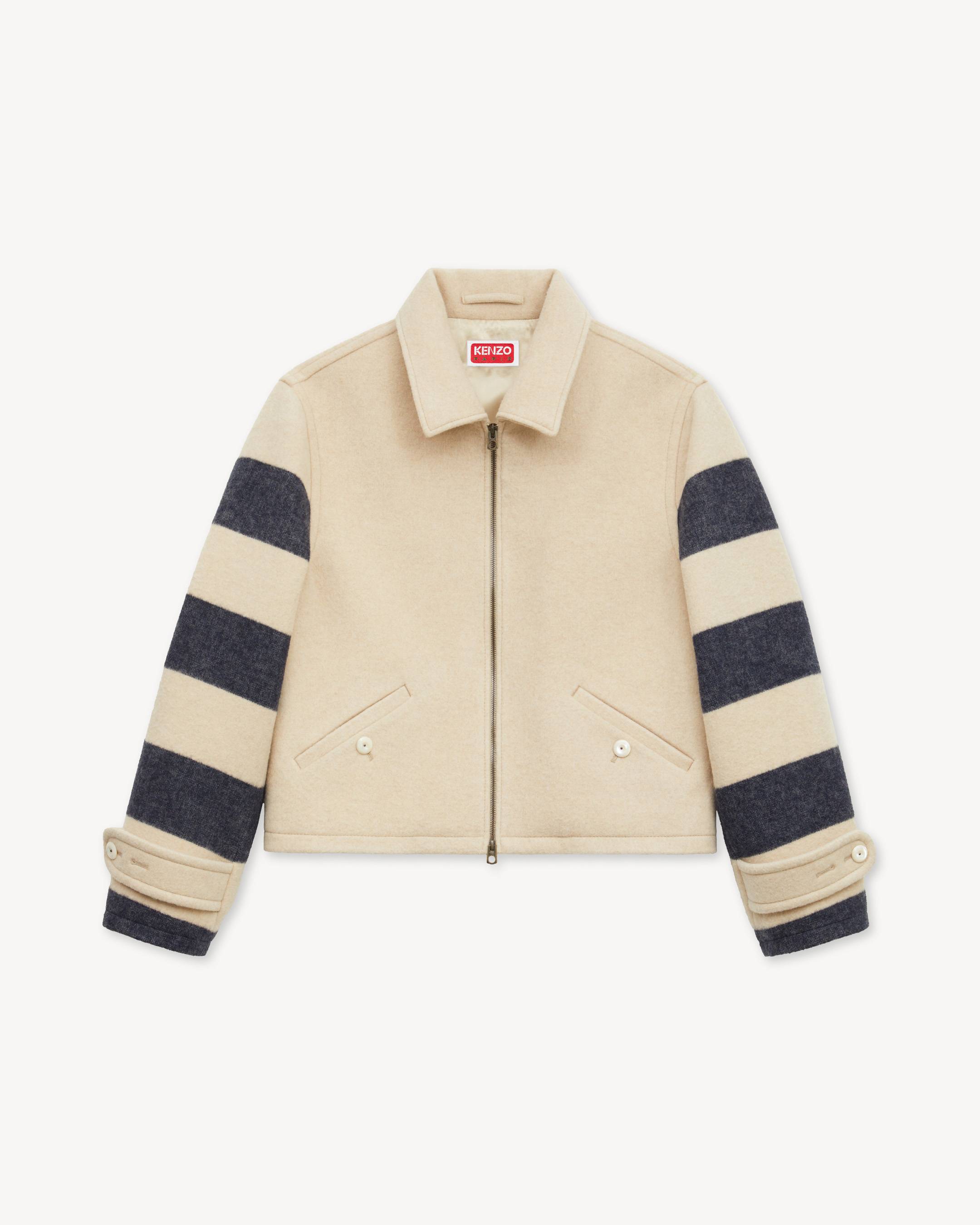 Cazadora unisex de jacquard de poliamida y lana 'KENZO Stripes' 