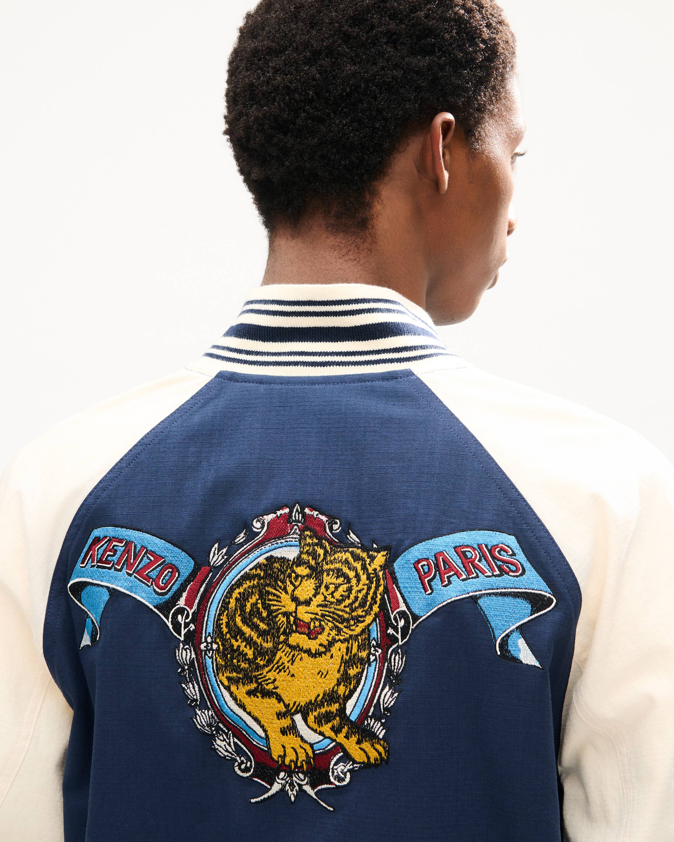 KENZO Jumping Tiger' embroidered genderless varsity jacket in