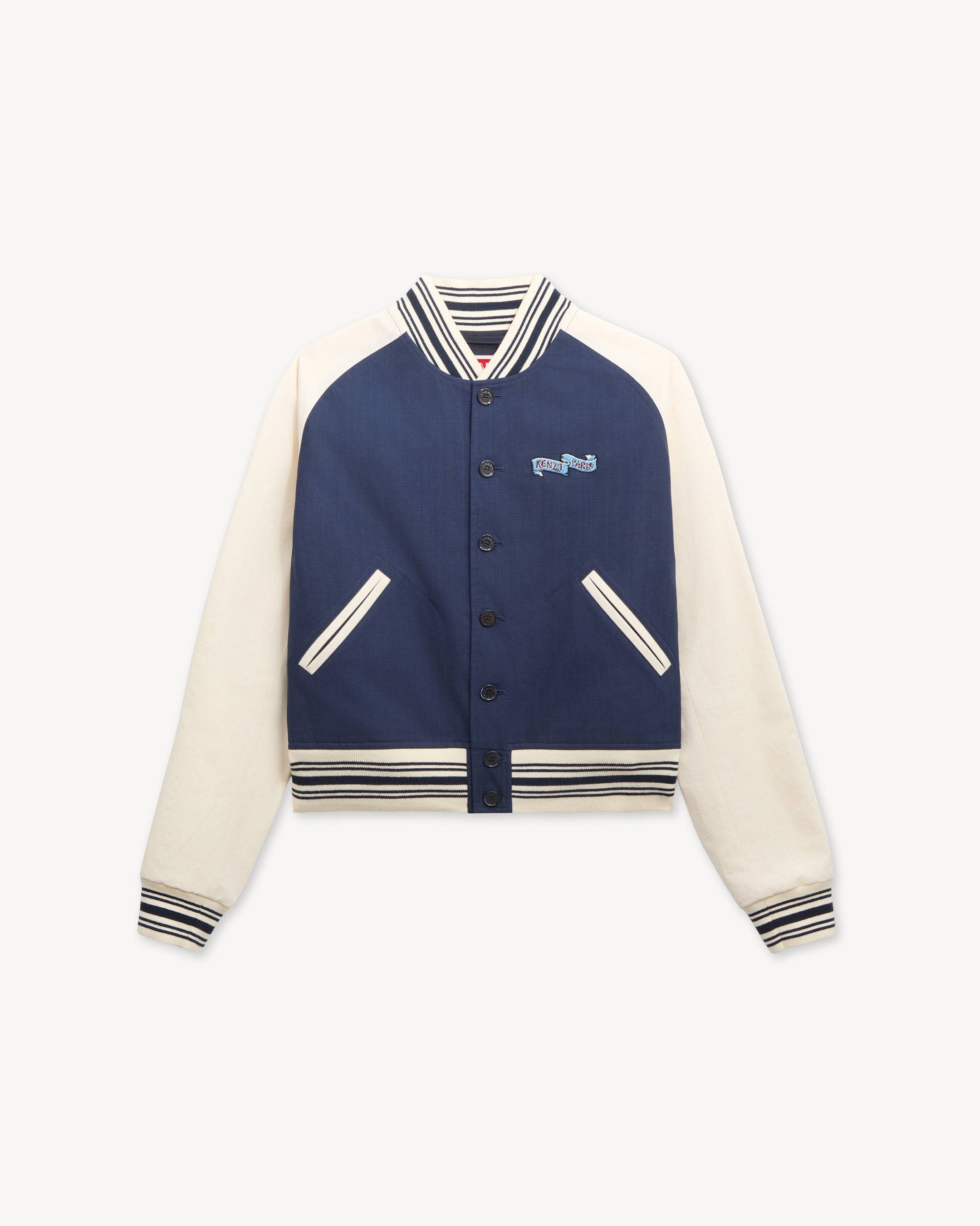 'KENZO Juming Tiger' embroidered genderless varsity jacket in cotton