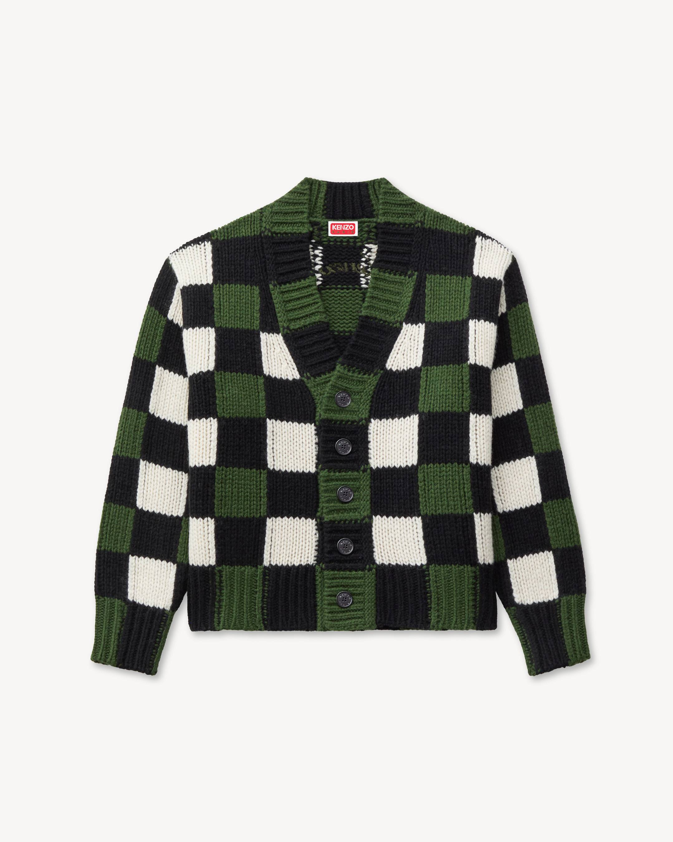 C&aacute;rdigan de lana 'KENZO Checks'