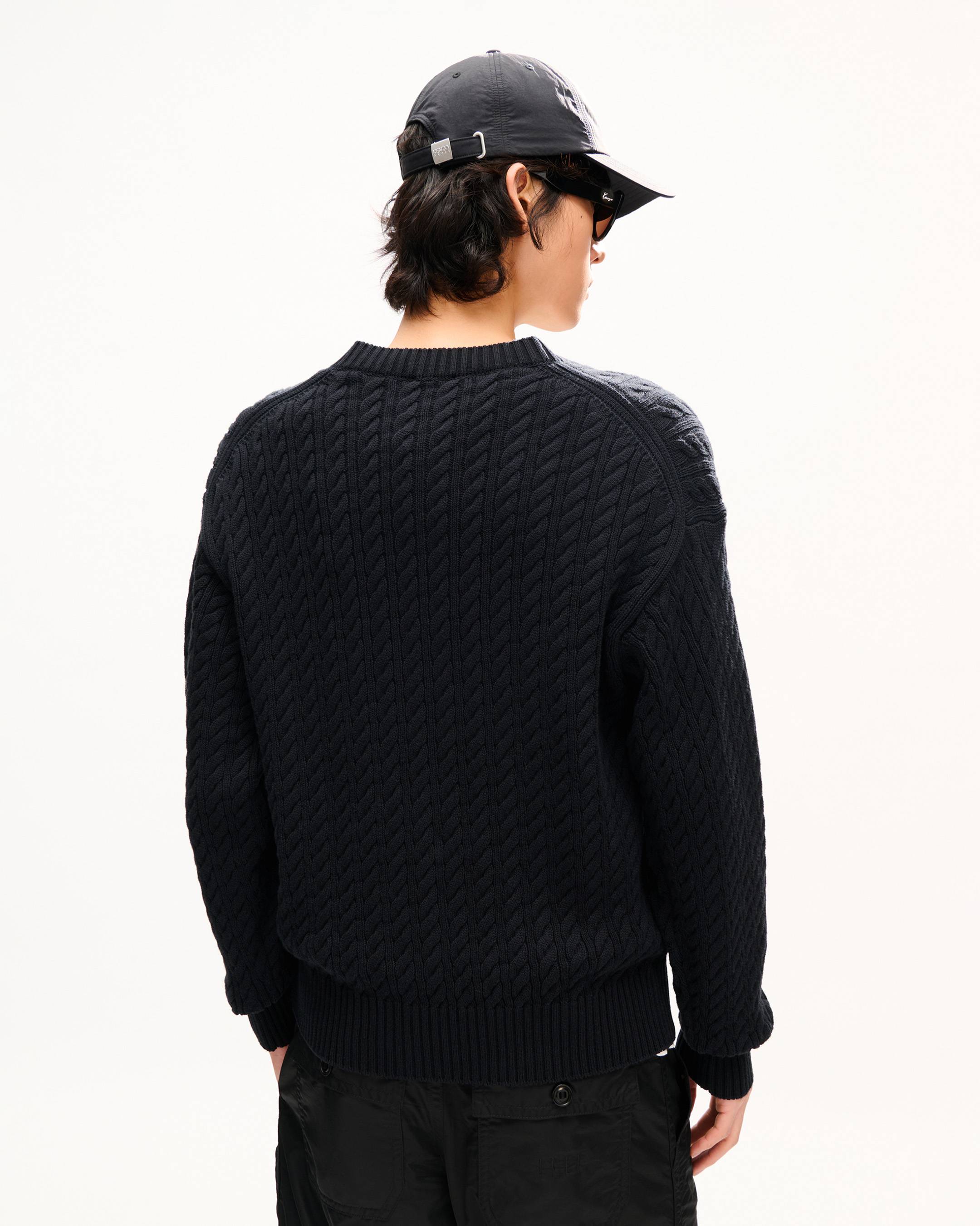 Cardigan brod&eacute; 'KENZO Signature' en maille