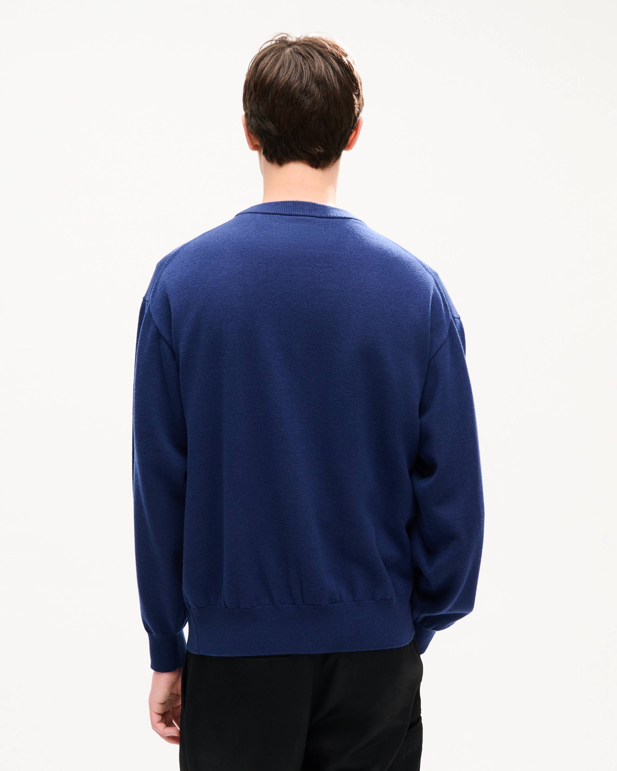 'KENZO Loves' embroidered cardigan in wool cotton