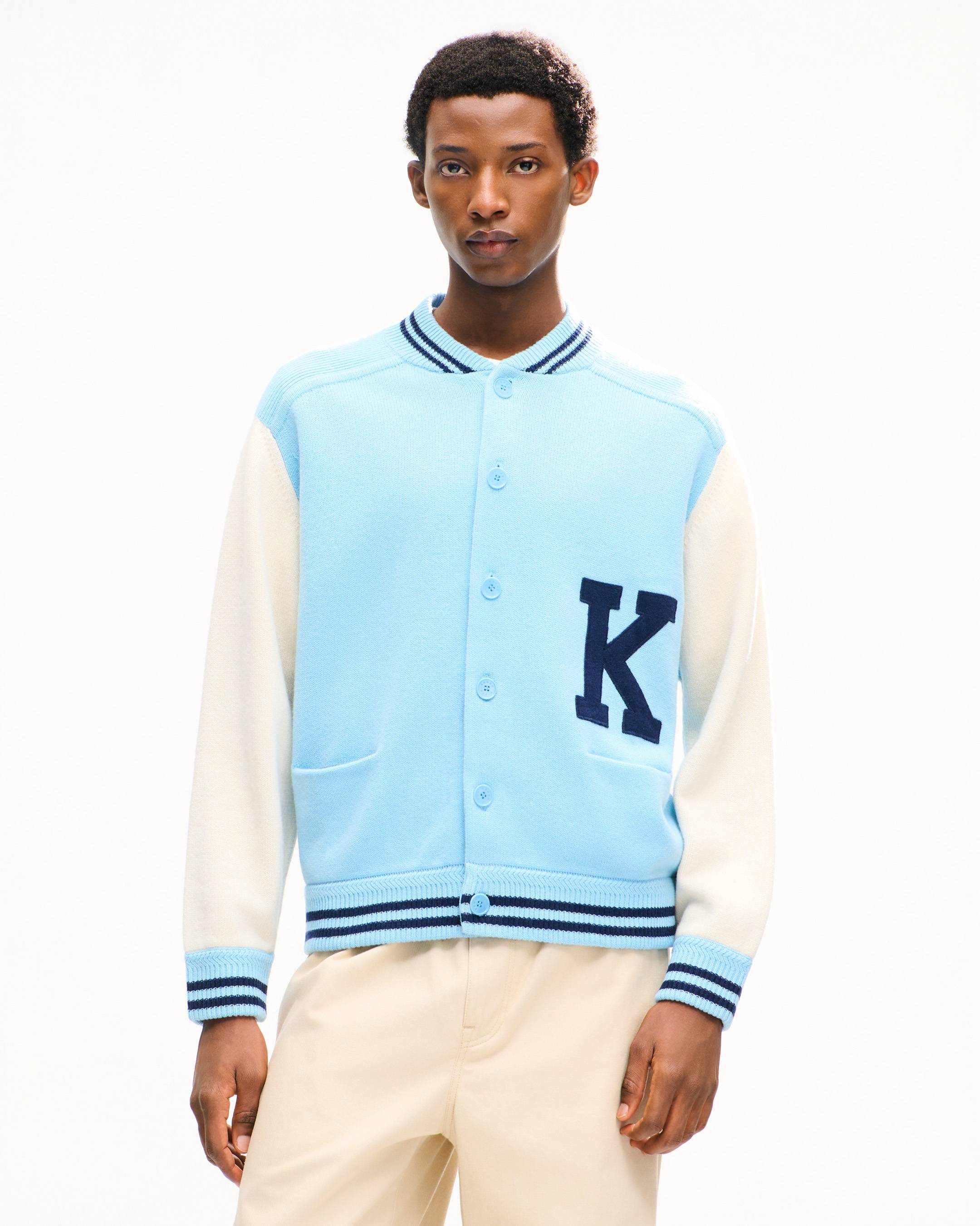 KENZO Varsity' cardigan in wool | Men's | KENZO