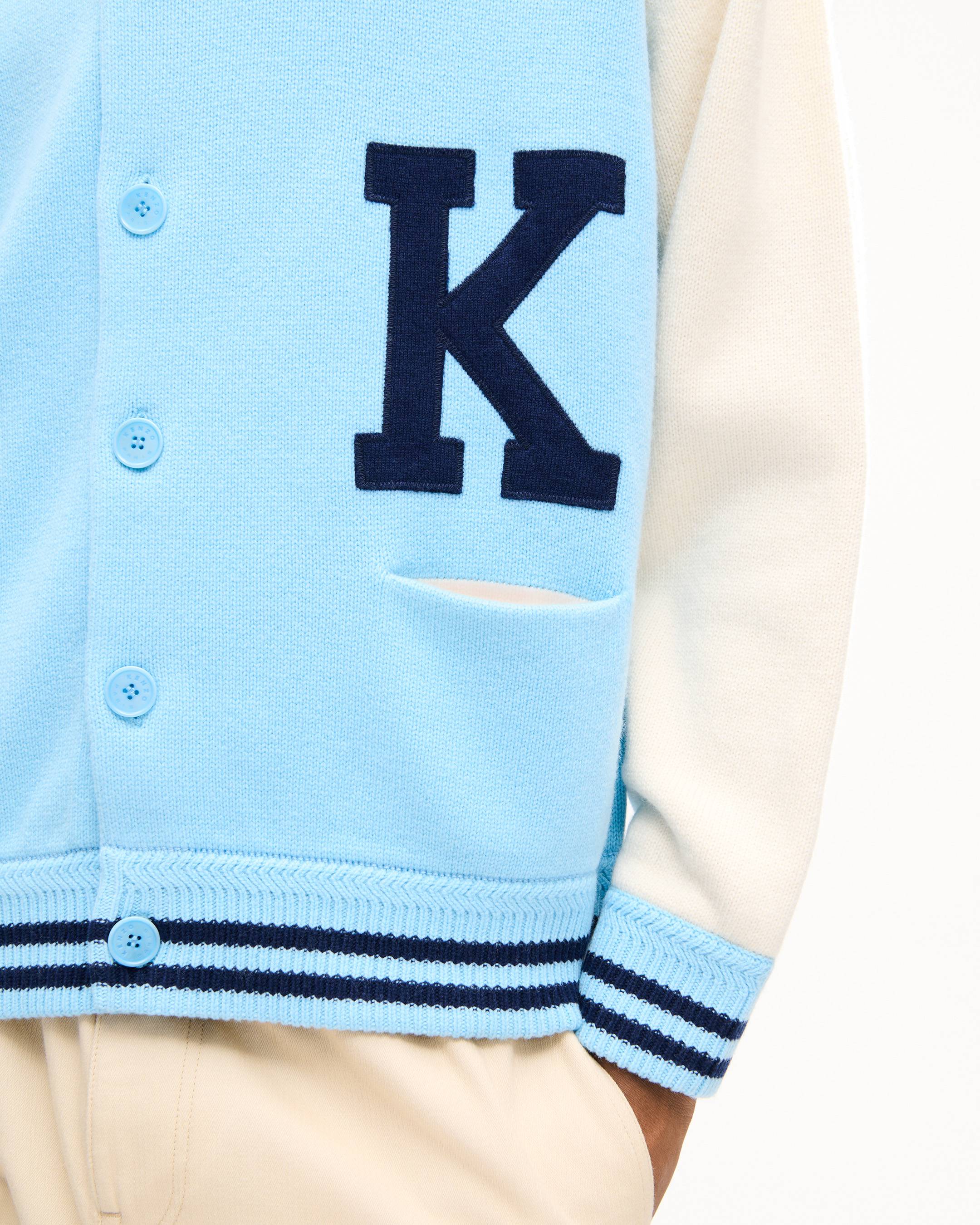C&aacute;rdigan de lana 'KENZO Varsity'