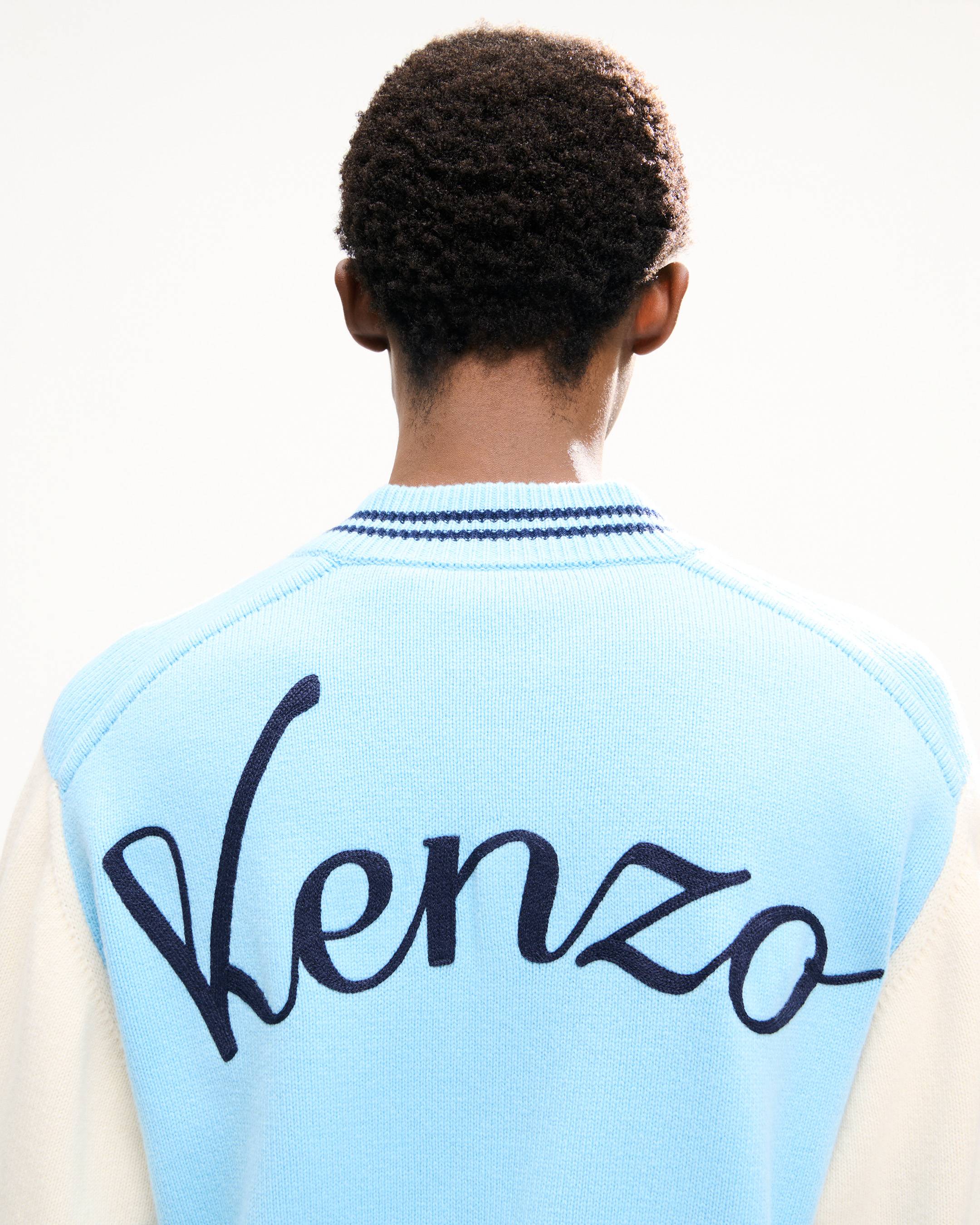 C&aacute;rdigan de lana 'KENZO Varsity'