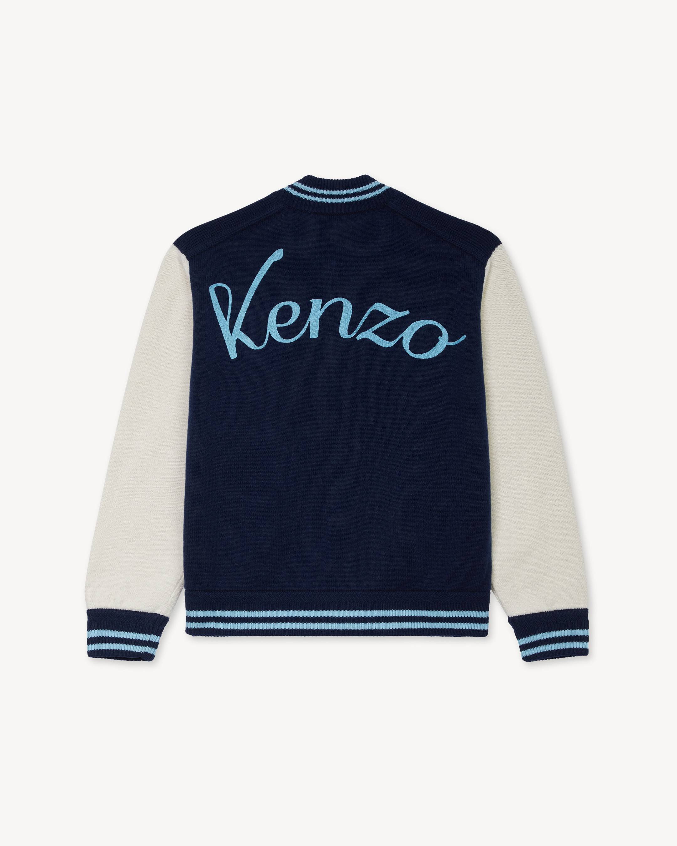 'KENZO Varsity' cardigan in wool