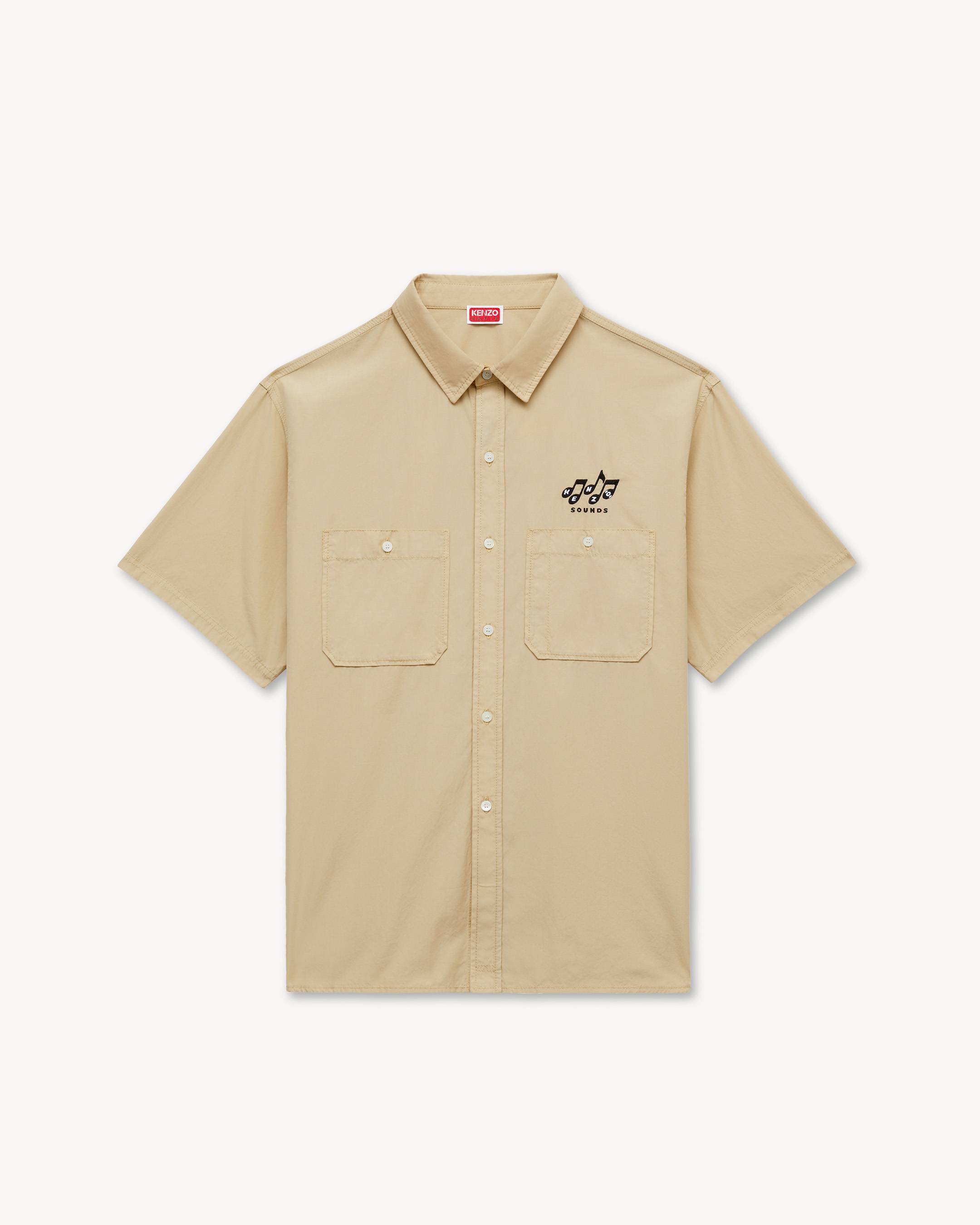'KENZO Sounds' casual short sleeve shirt in cotton
