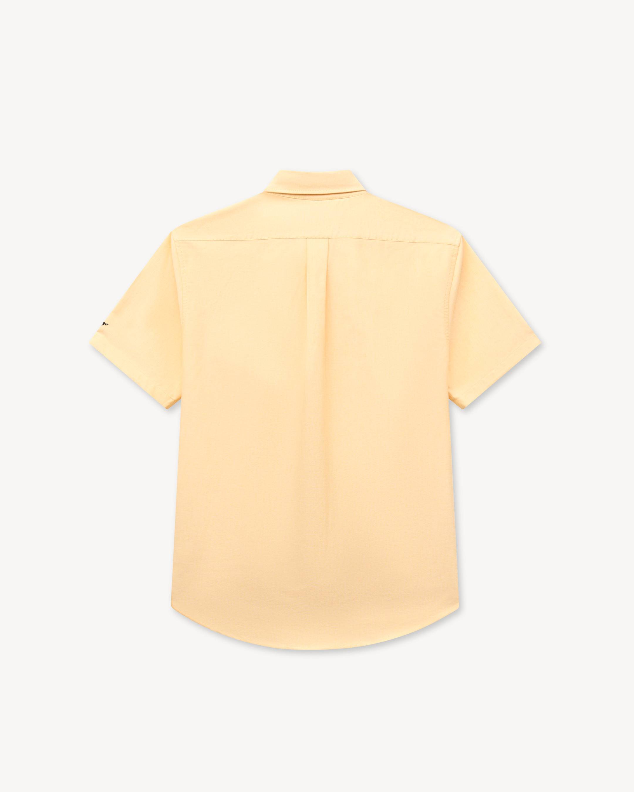 'KENZO Jumping Tiger' embroidered short sleeve shirt in cotton oxford