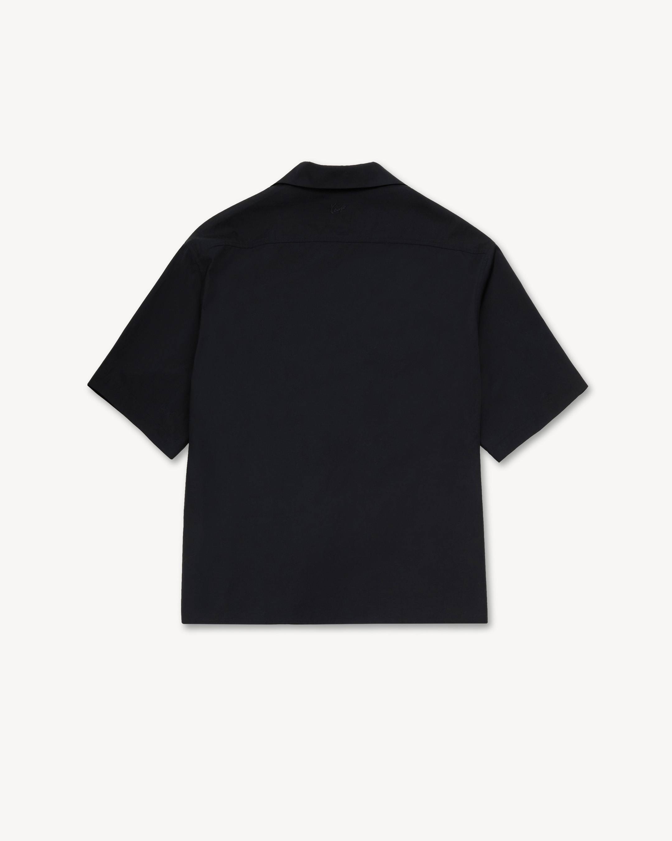 'KENZO Wildflower' haiwaiian short sleeve shirt in cotton poplin