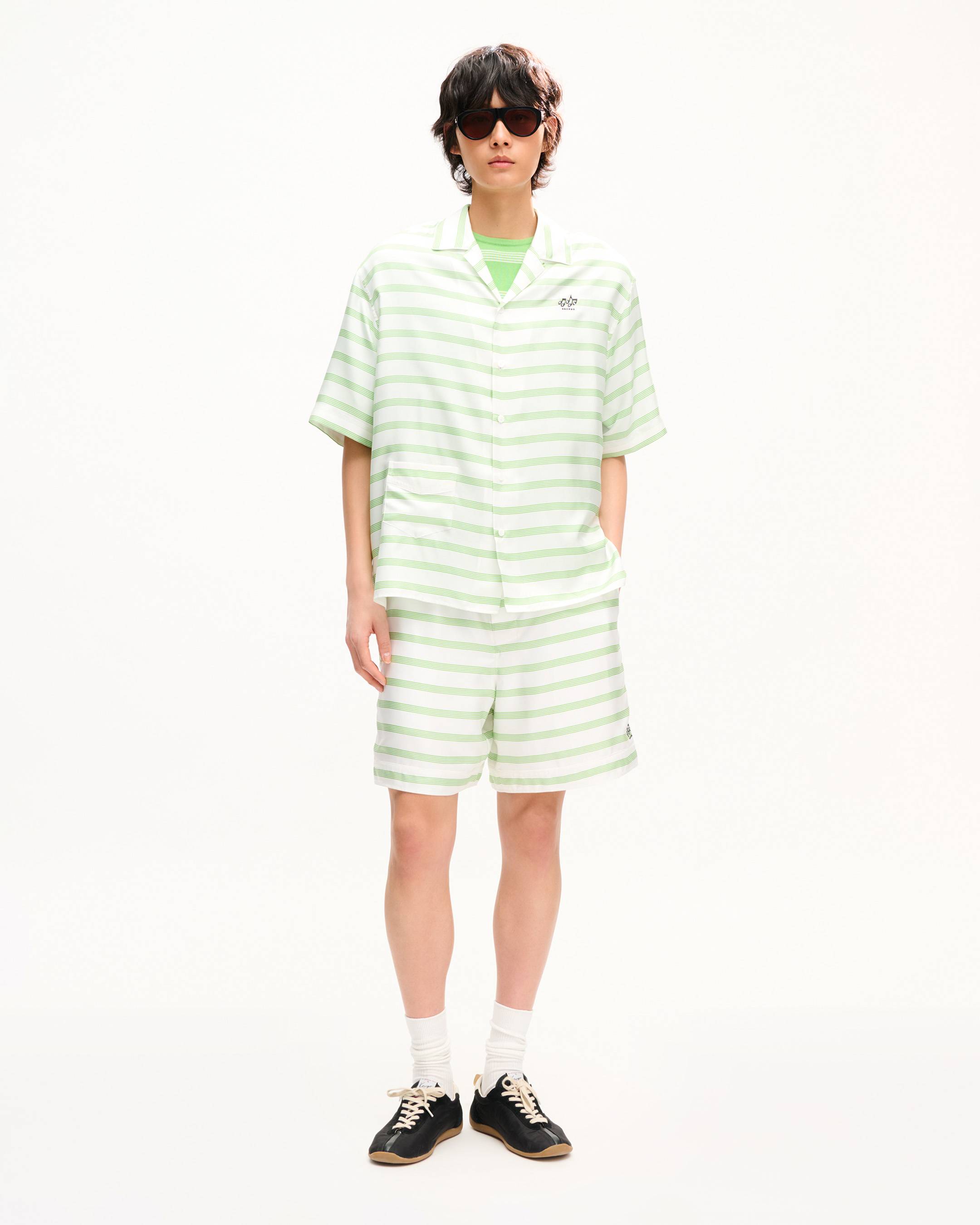 'KENZO Sounds' hawaiian short sleeve shirt in slik