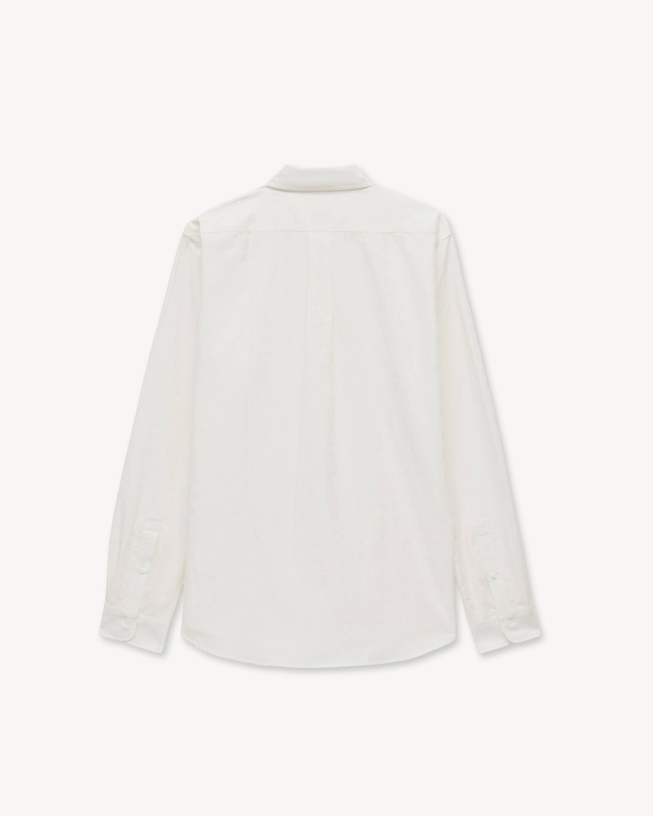 'Kenzogram' casual shirt in jacquard cotton twill