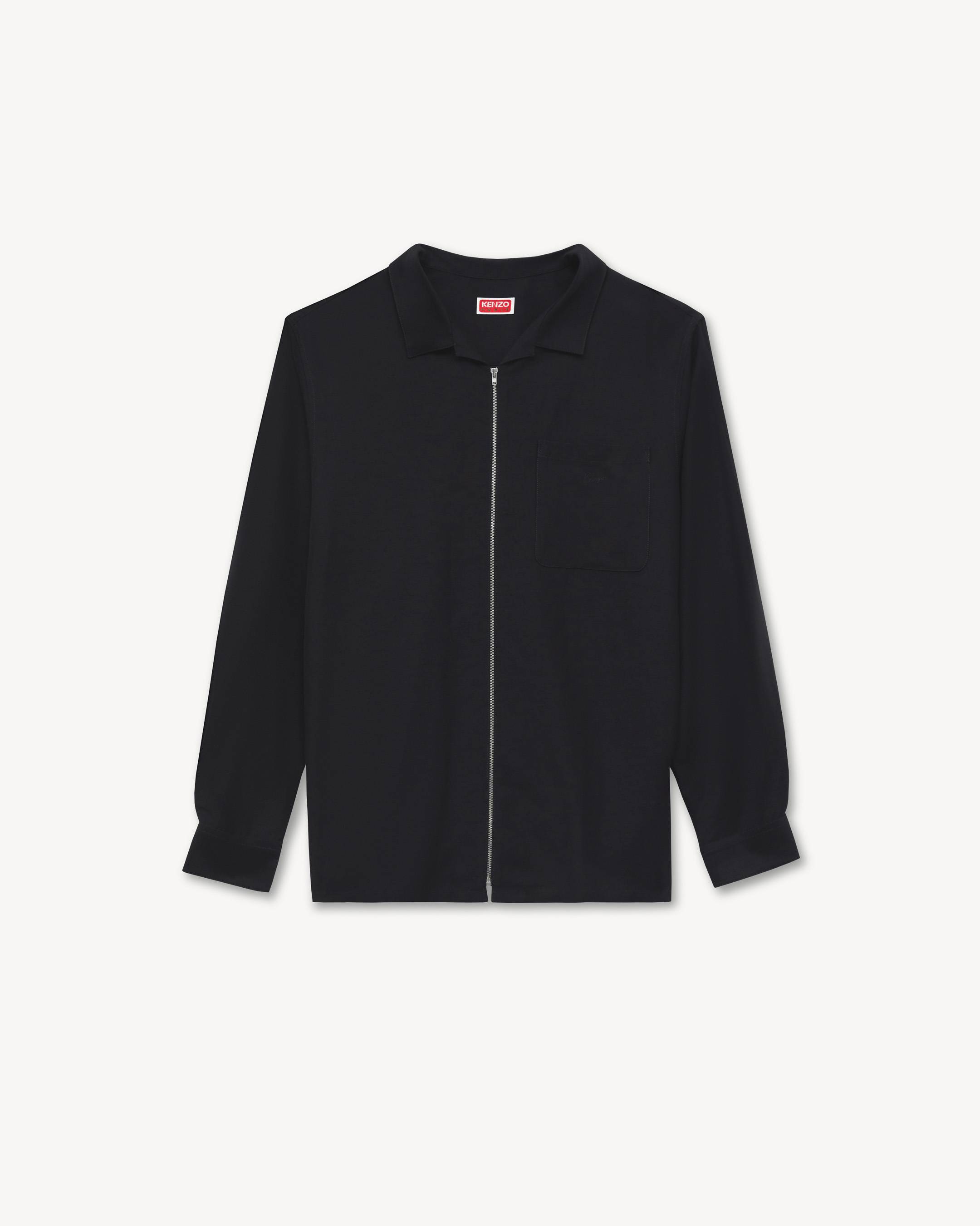 KENZO Signature' ジップ オーバーサイズ シャツ | メンズ | KENZO