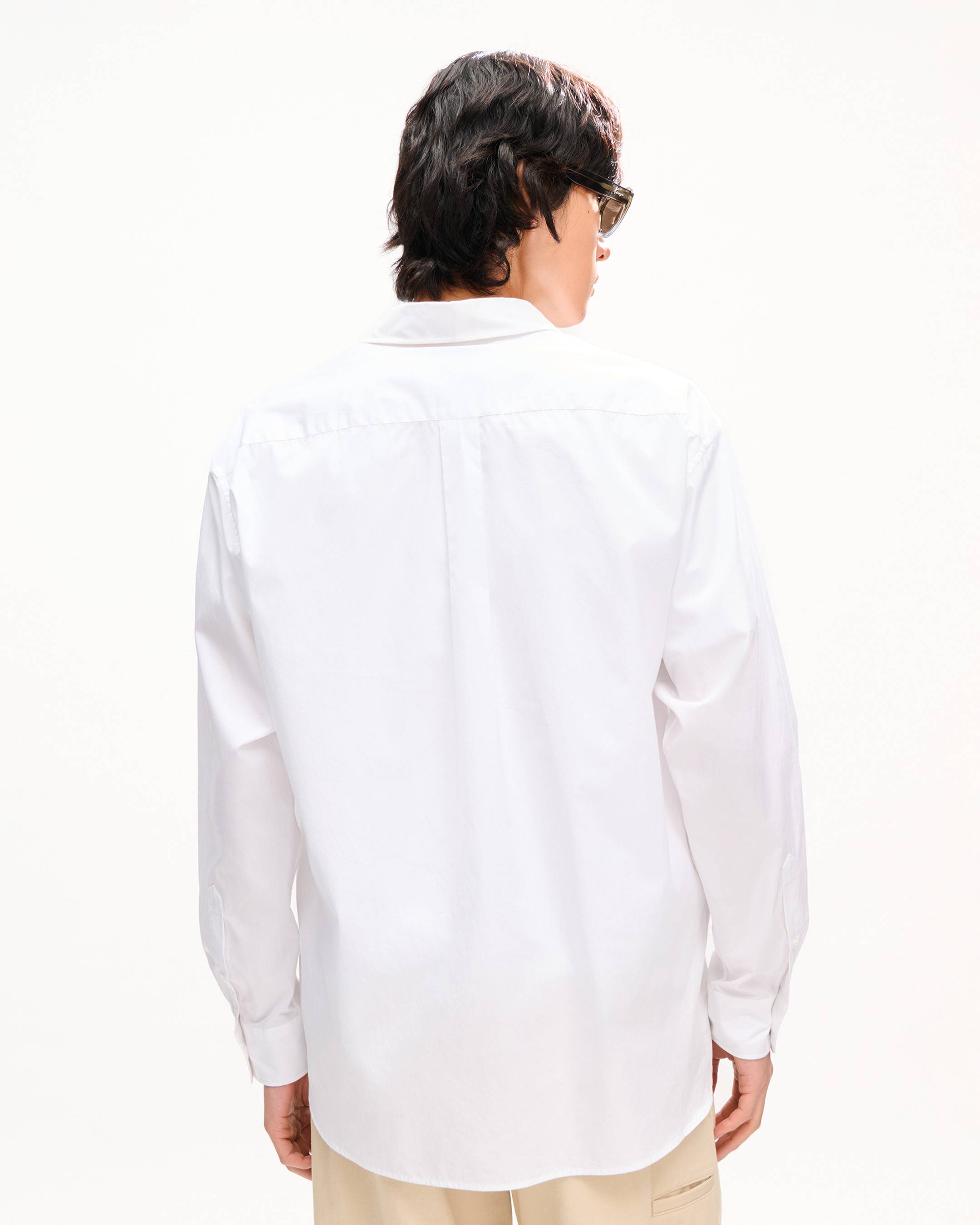 Freizeithemd aus Baumwoll-Popeline