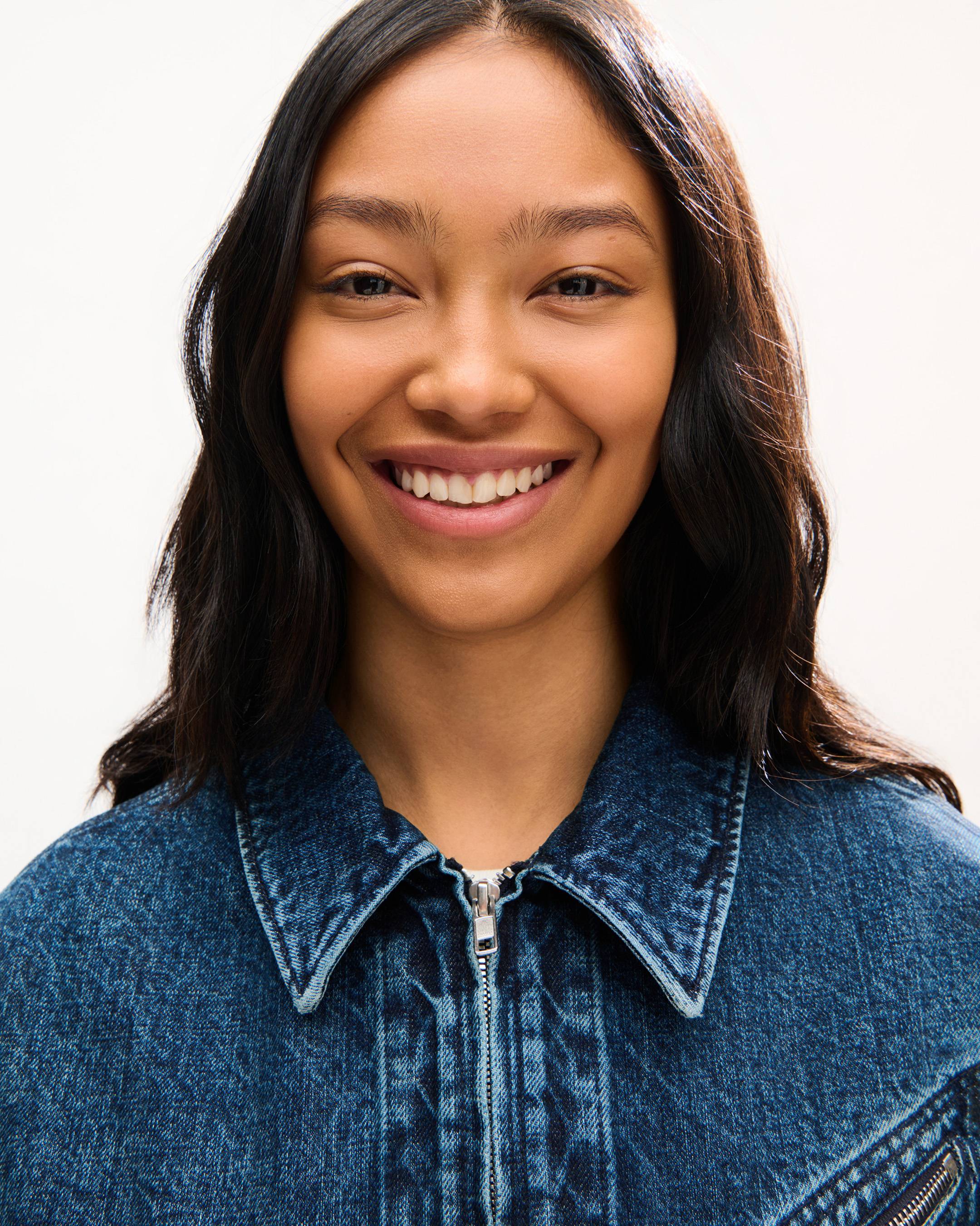 KENZO Signature' genderless utility jacket in japanese denim