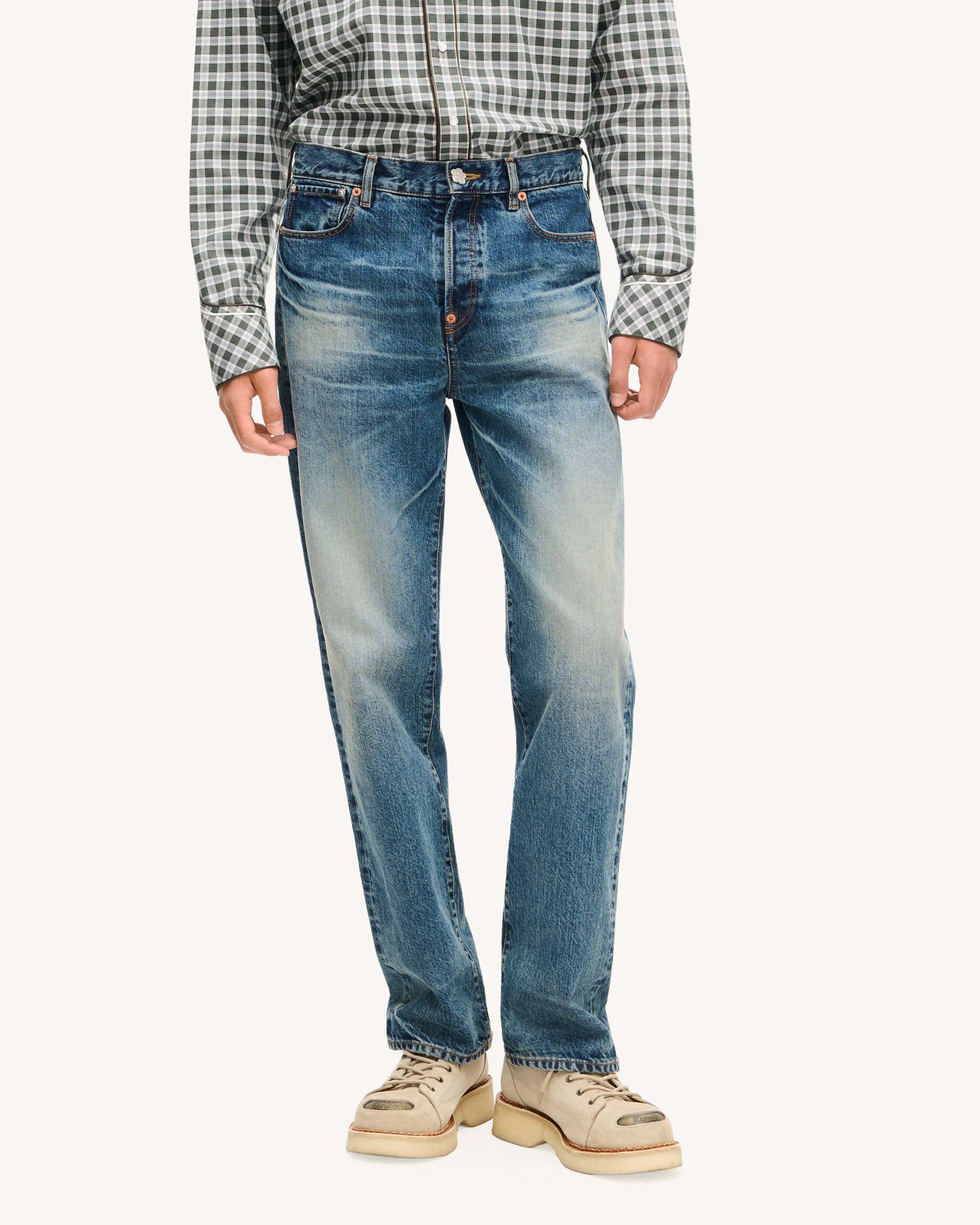 Vaqueros rectos de denim japon&eacute;s