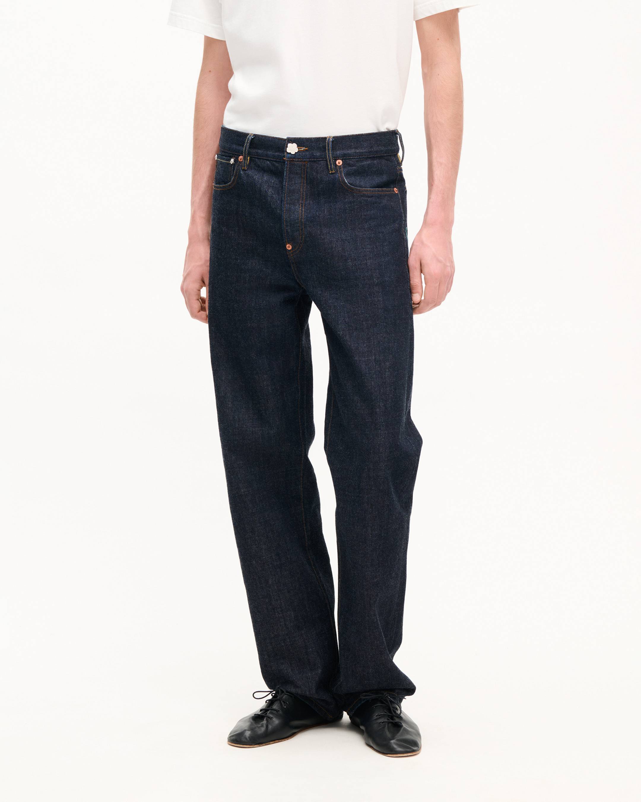 Jeans dritti in denim giapponese 'KENZO Tulip'