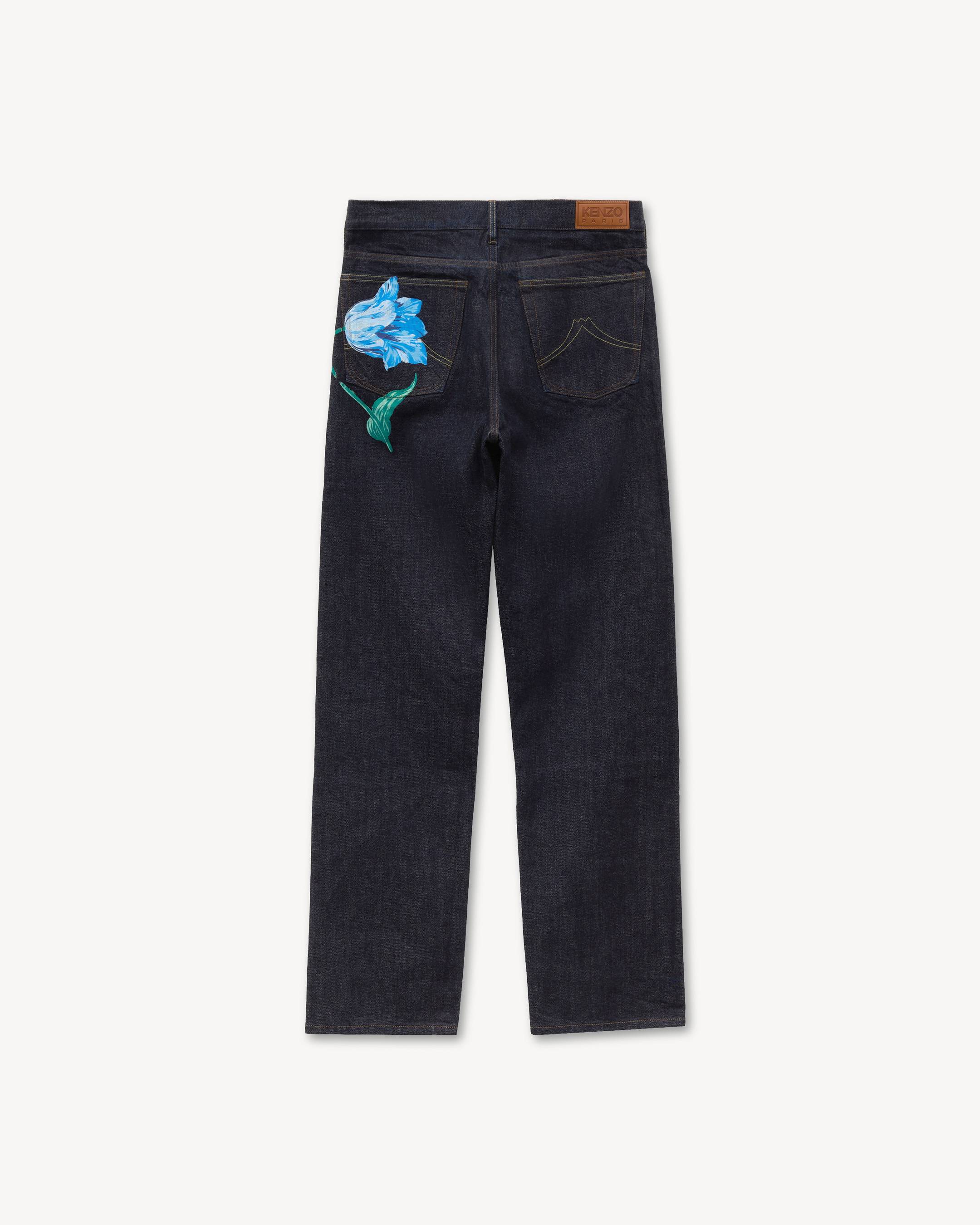 KENZO Tulip' ストレート フィット ジーンズ イン ジャパニーズ デニム