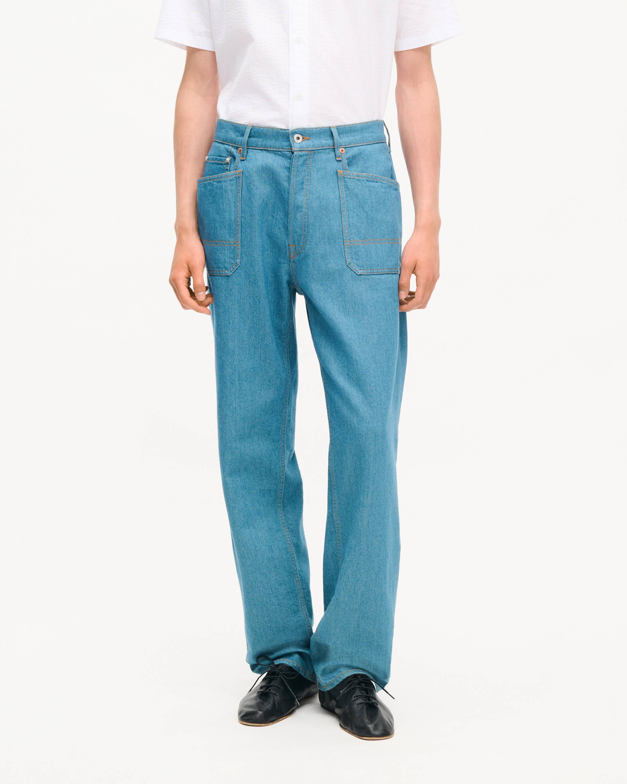Kenzo カーゴジーンズ カーゴ モンキー フィット ジーンズ イン ジャパニーズ デニム