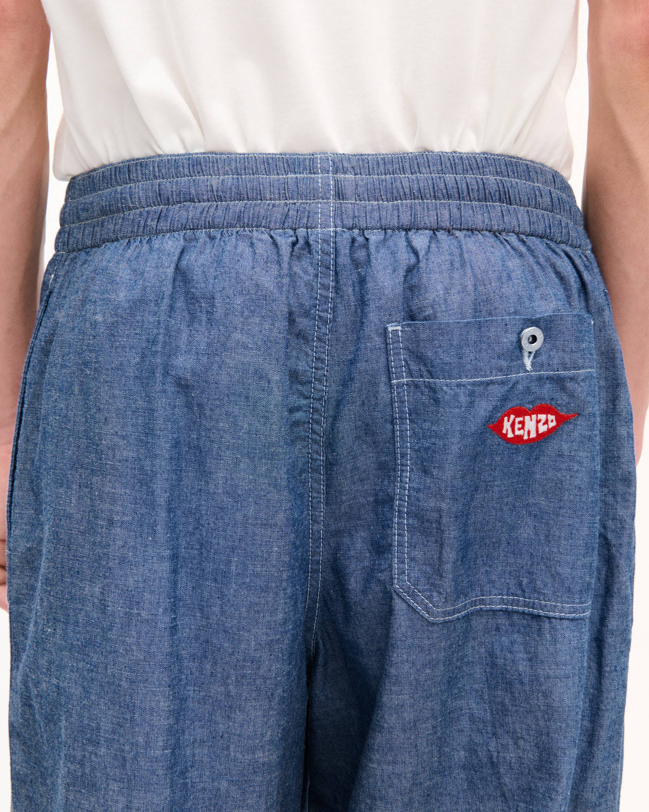 'KENZO Loves' jogpants in rinse chambray