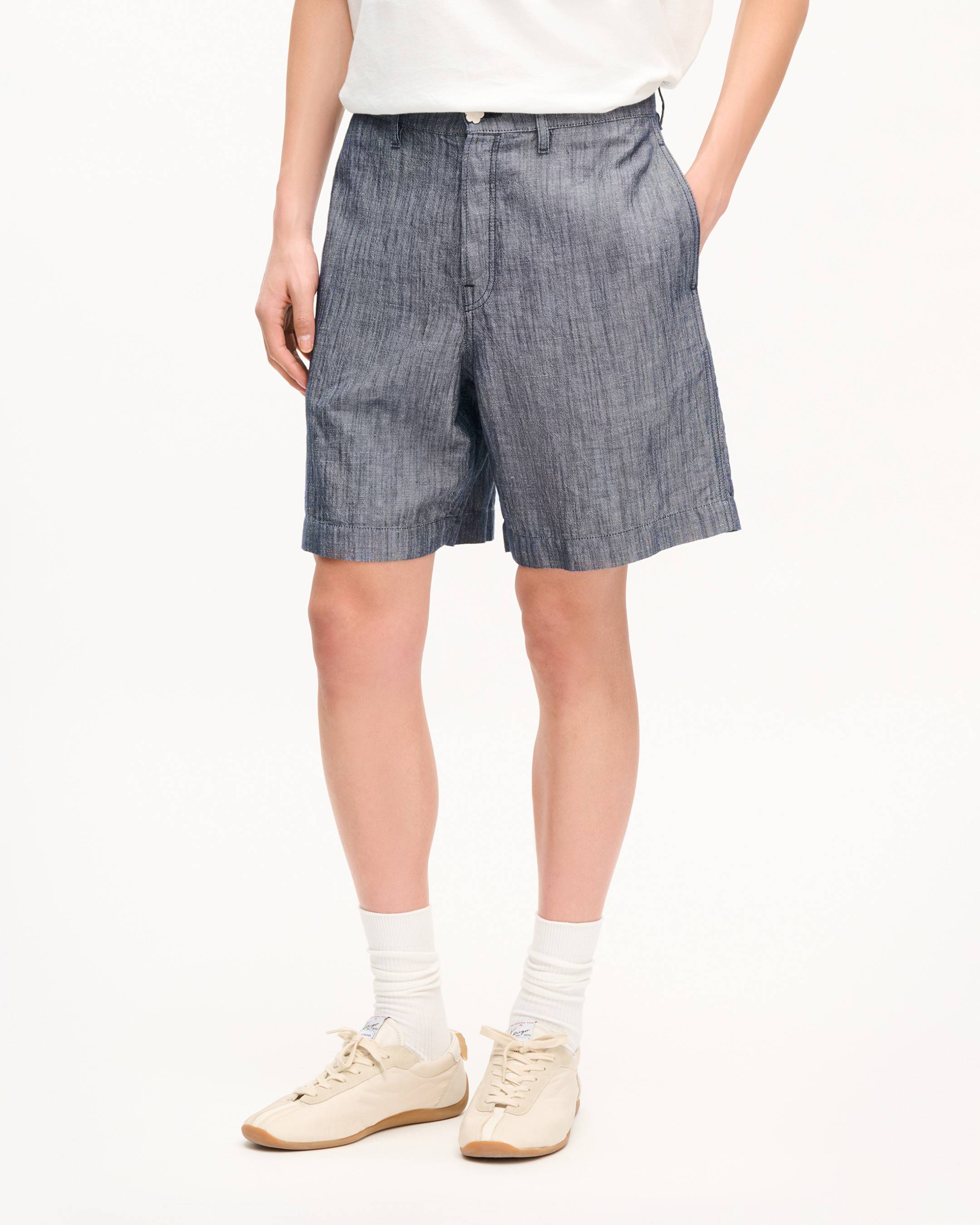 Pantaloncini corti in cotone e lino 'KENZO Tulip'