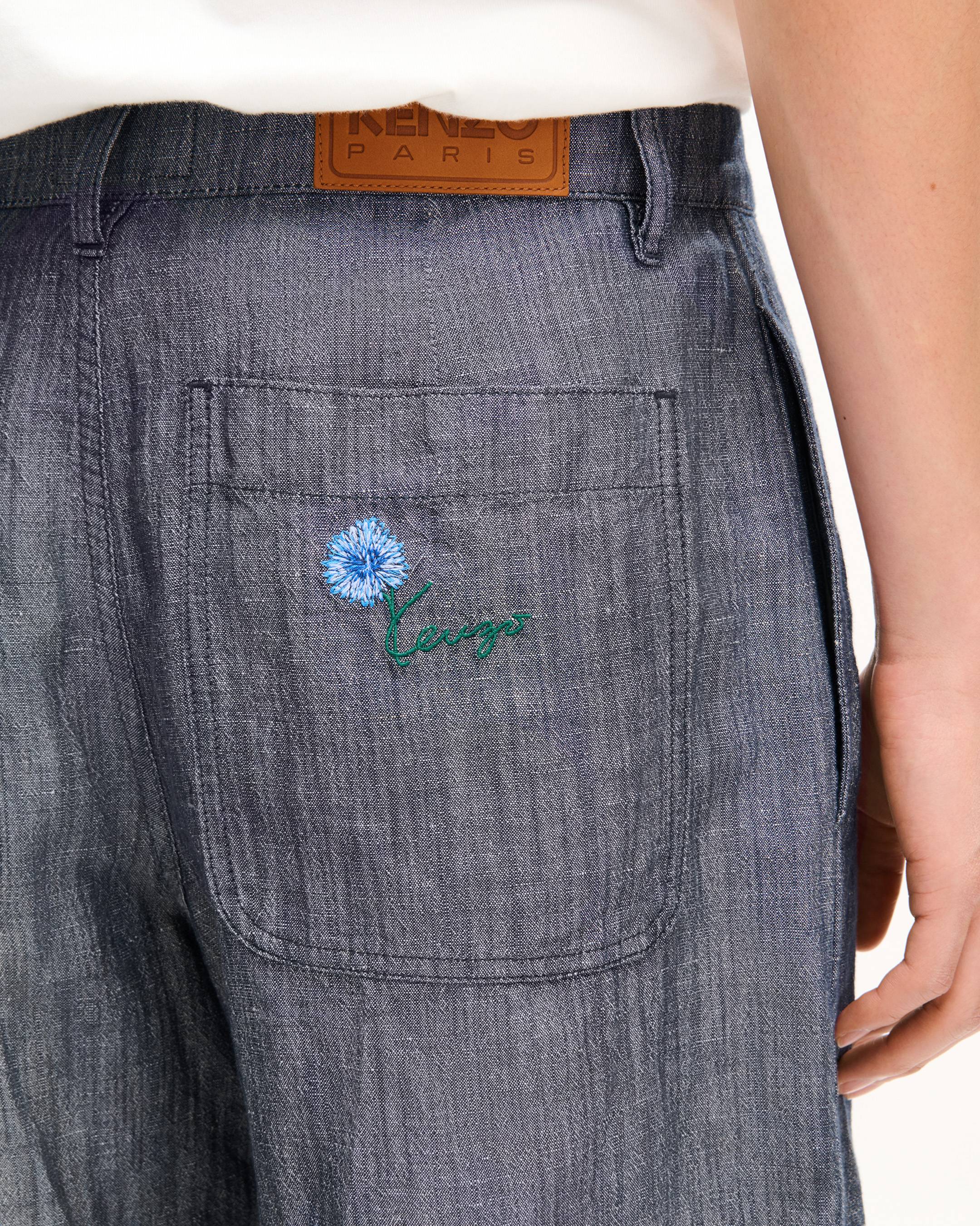 Pantaloncini corti in cotone e lino 'KENZO Tulip'