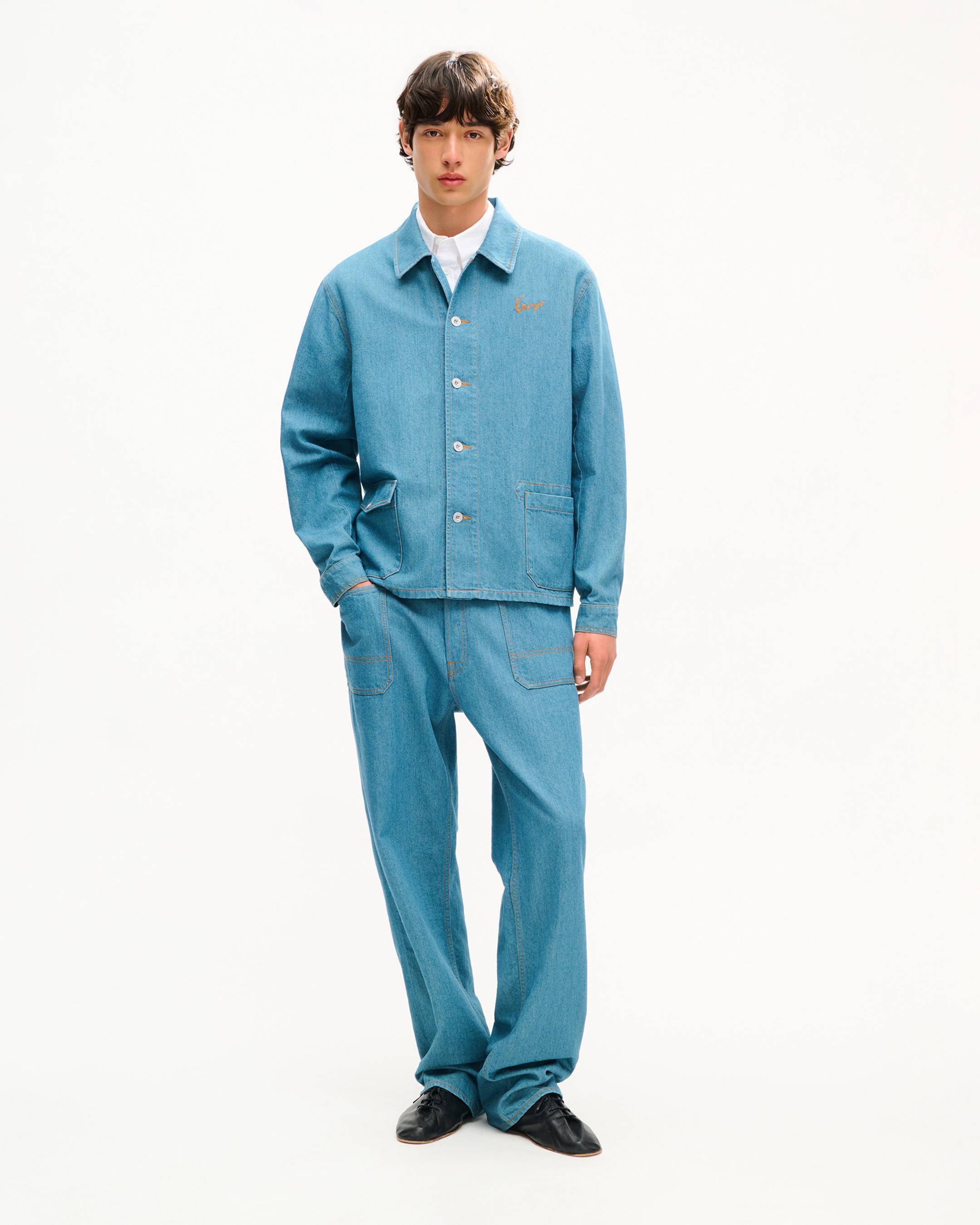 'KENZO Signature' チョア ジャケット イン ジャパニーズ デニム