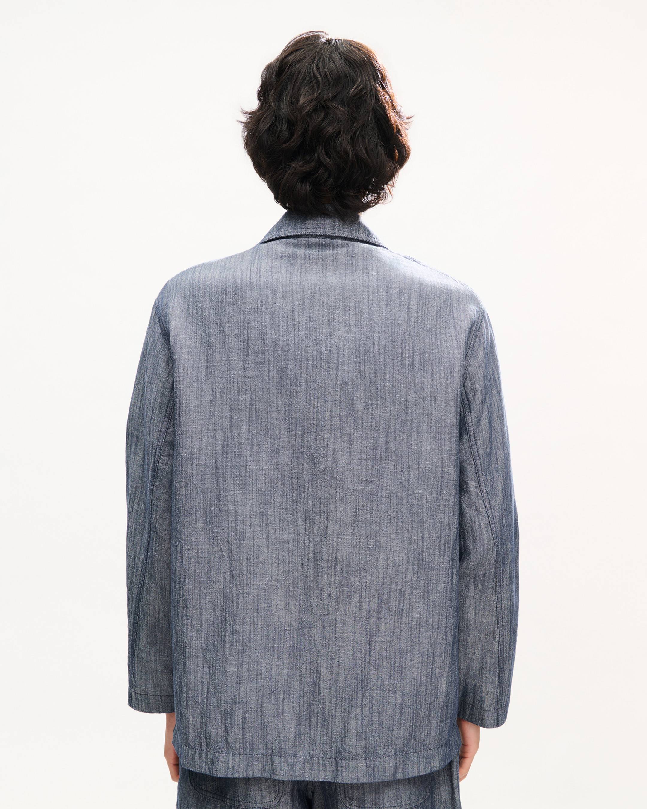 KENZO Tulip' light workwear jacket in cotton linen | Men's | KENZO