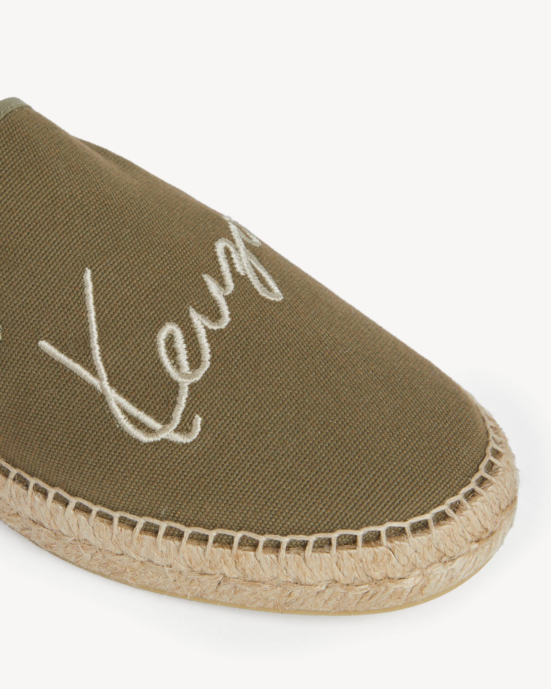 'KENZO Signature' espadrilles in canvas